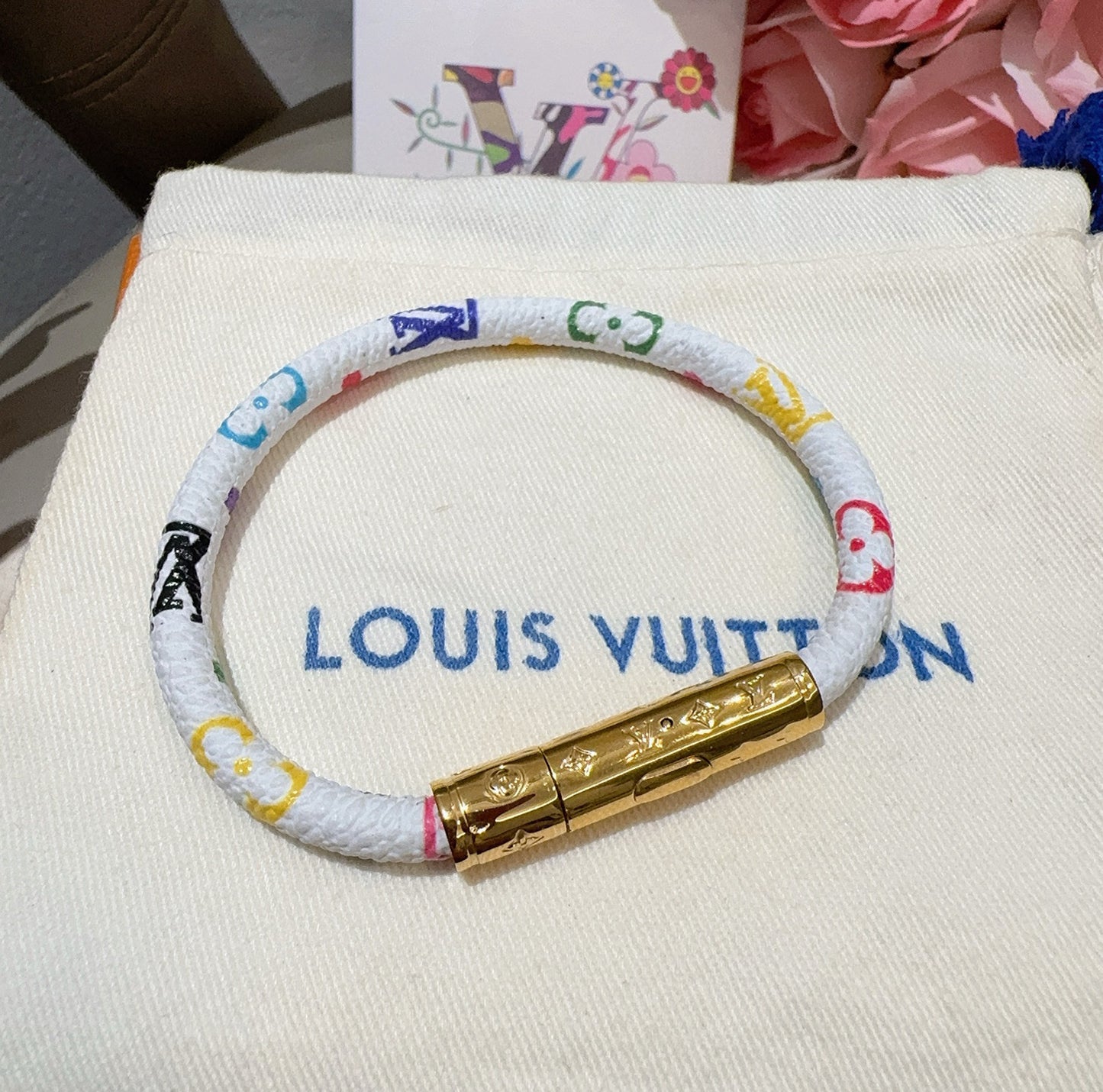 L 25 Vintage leather rope bracelet