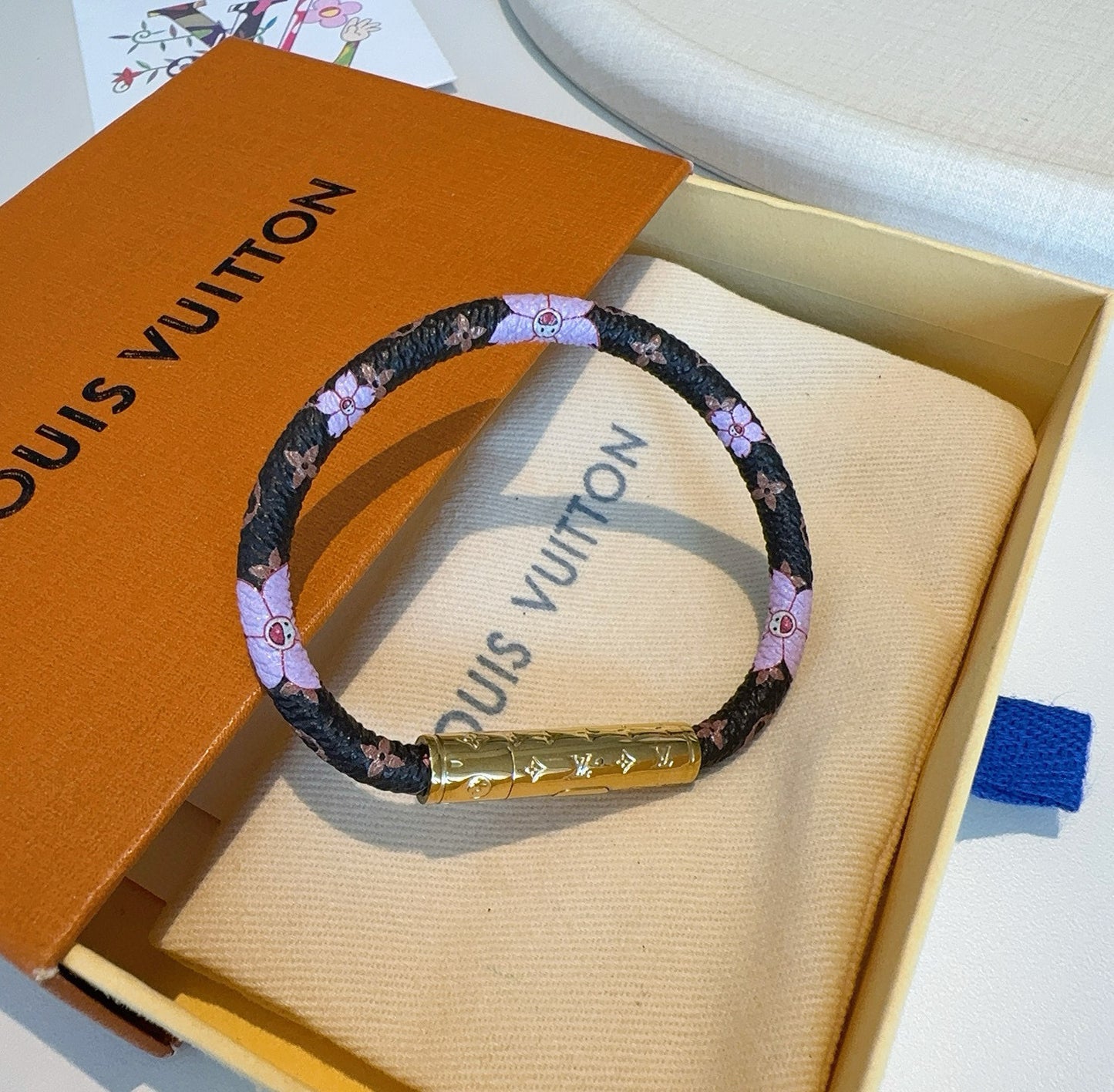 L 25 Vintage leather rope bracelet