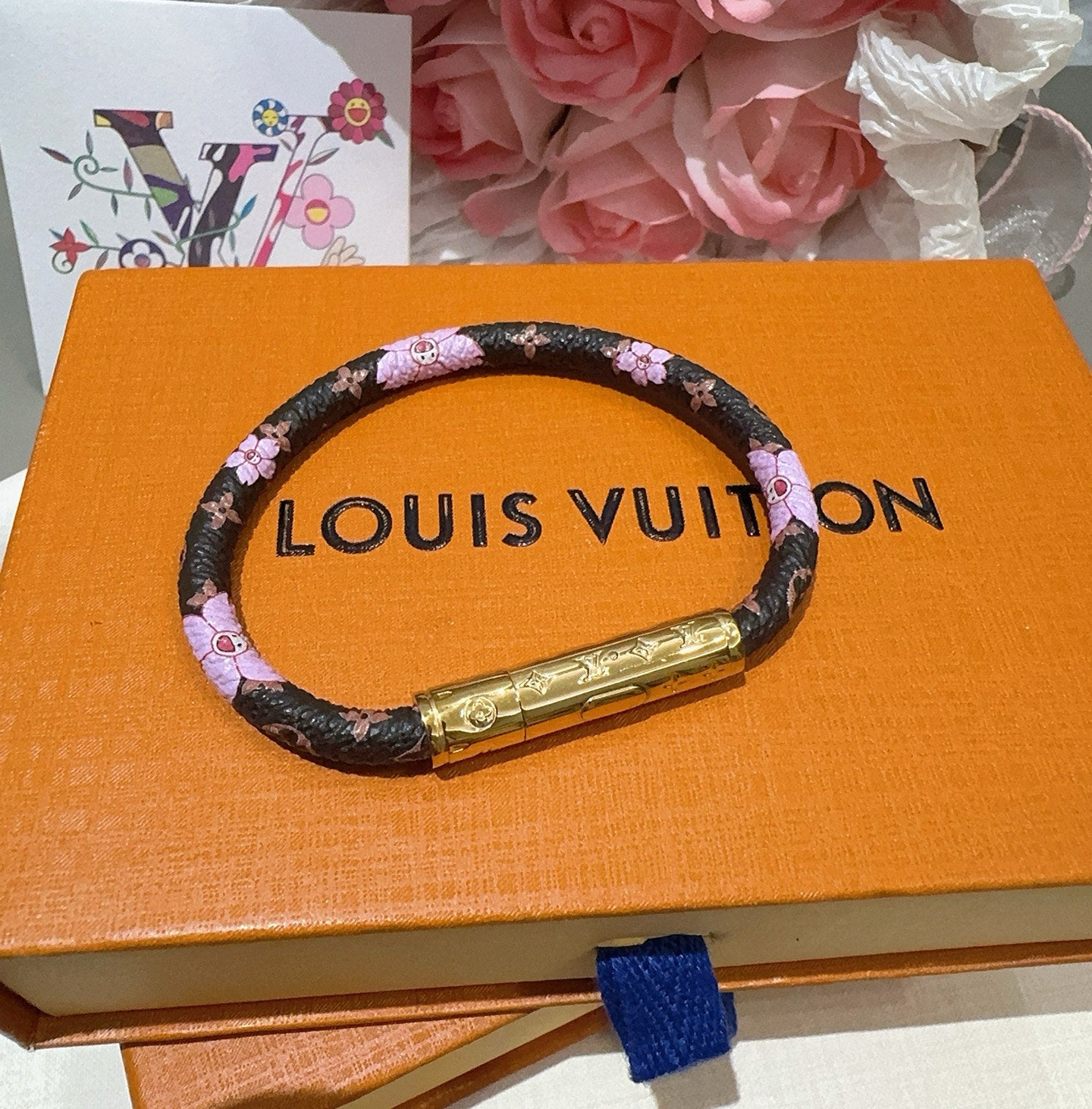 L 25 Vintage leather rope bracelet