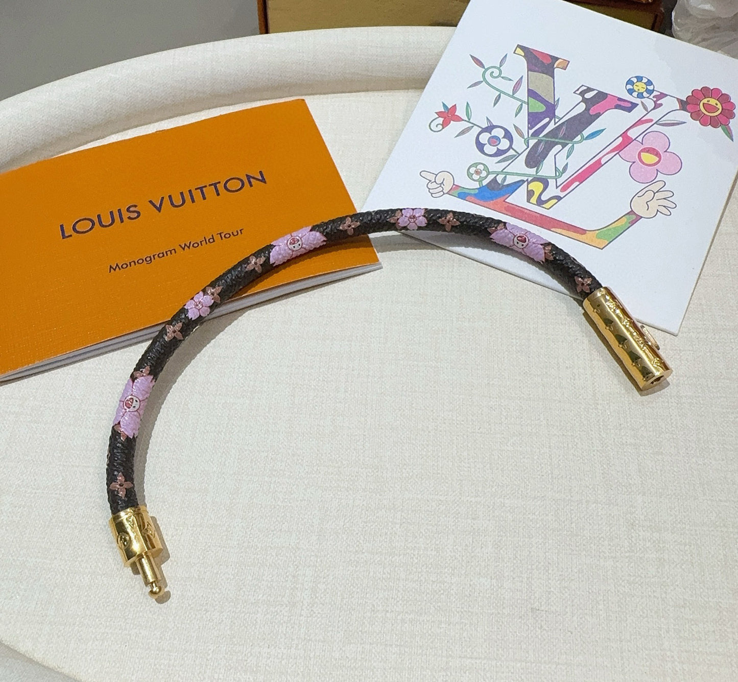 L 25 Vintage leather rope bracelet