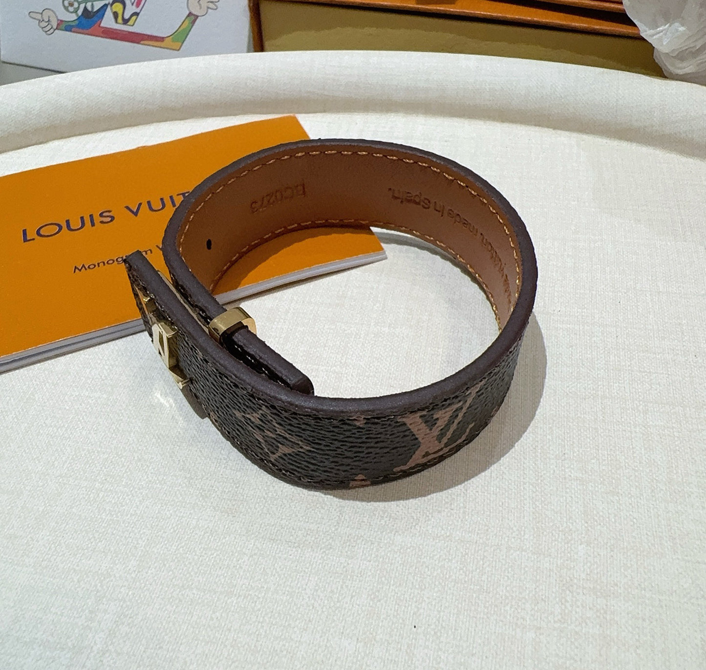 L 25 Vintage leather rope bracelet