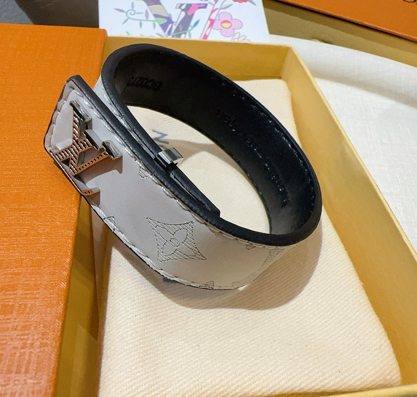 L 25 Vintage leather rope bracelet