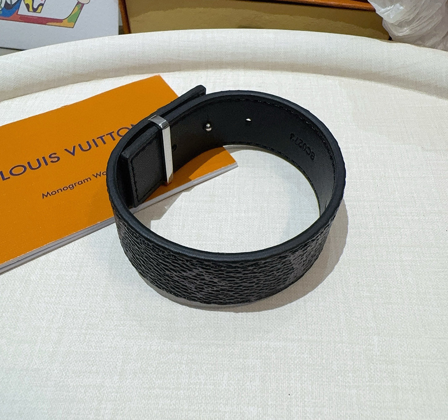 L 25 Vintage leather rope bracelet