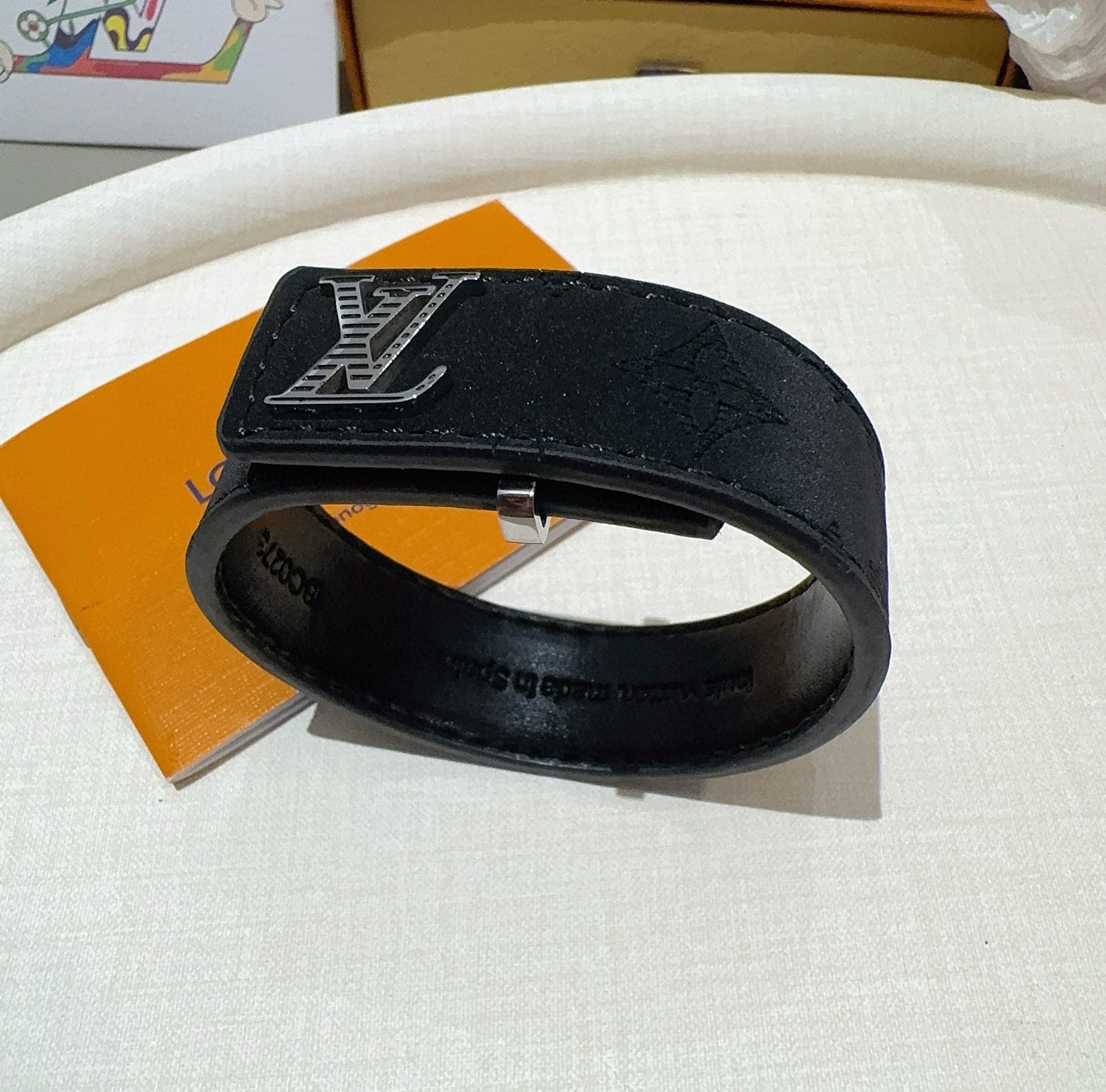 L 25 Vintage leather rope bracelet