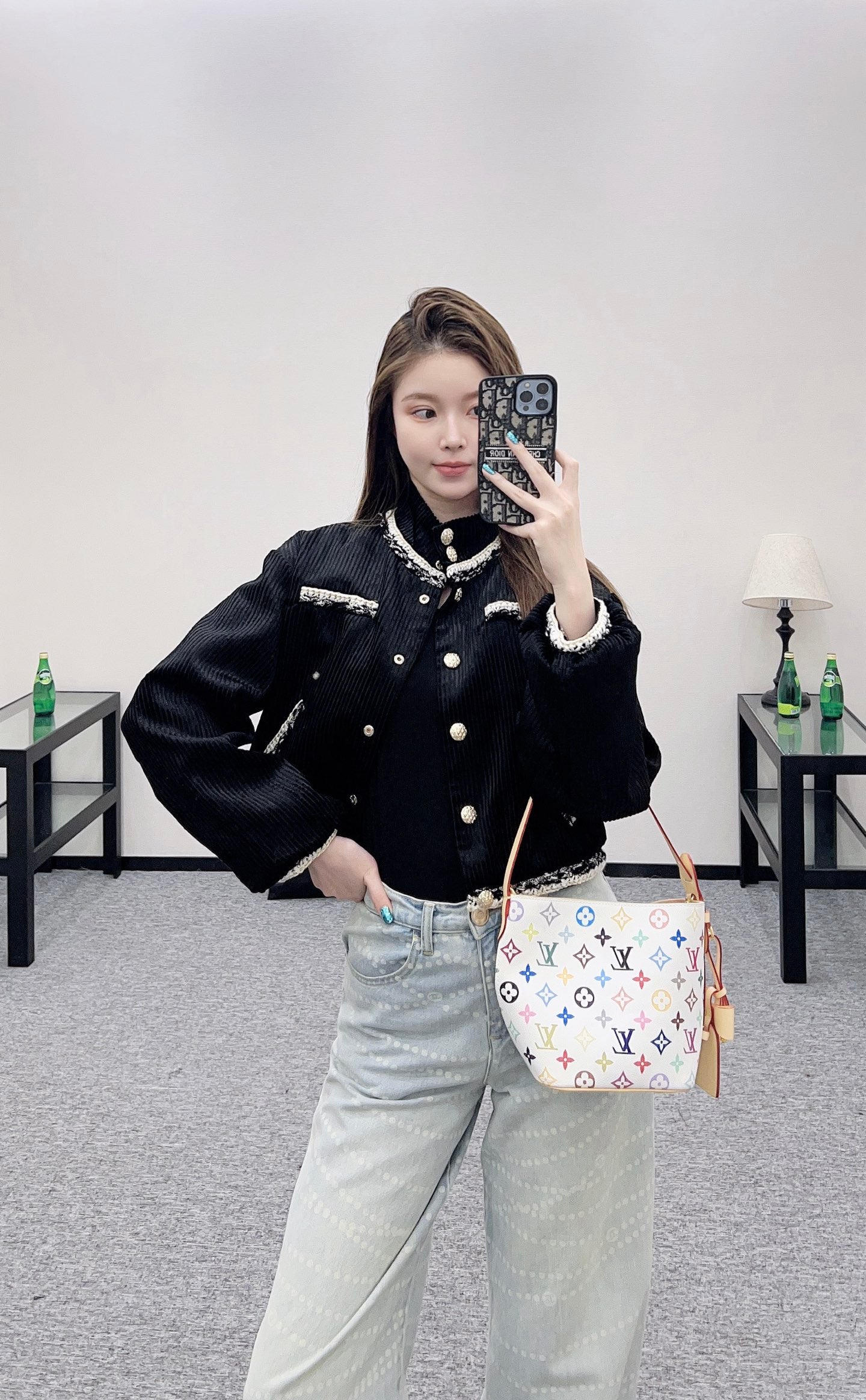 C 25 hem corduroy jacket