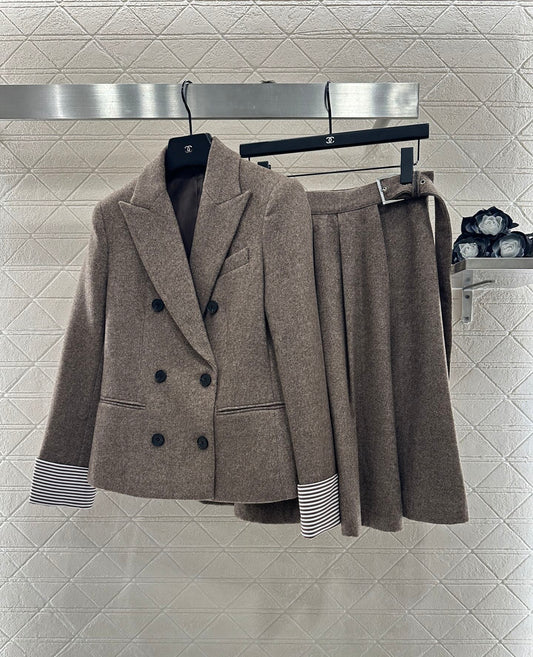 Bru 25 Blazer and Skirt Set