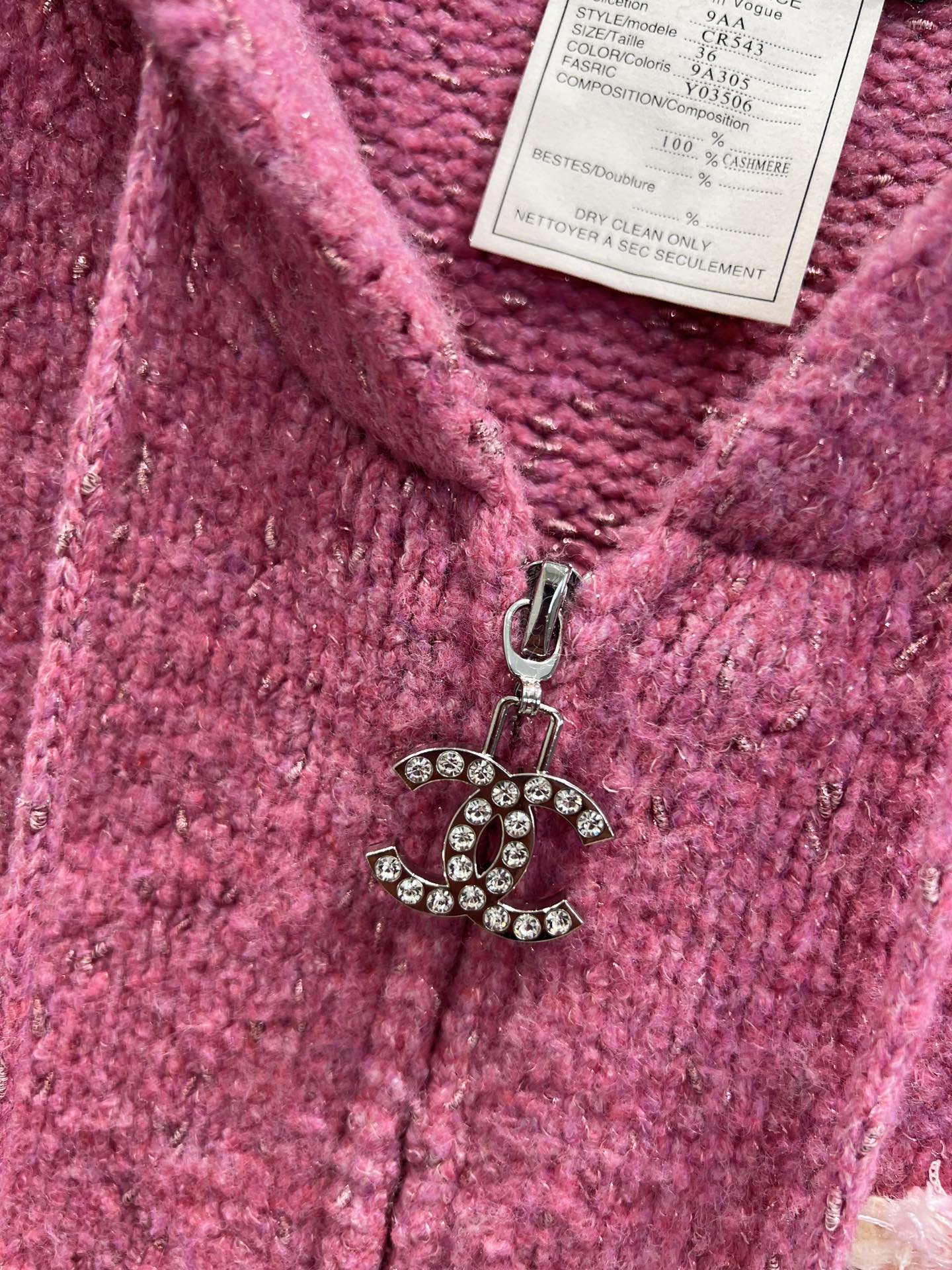 C 25 Vintage Collection Hooded Cashmere Cardigan