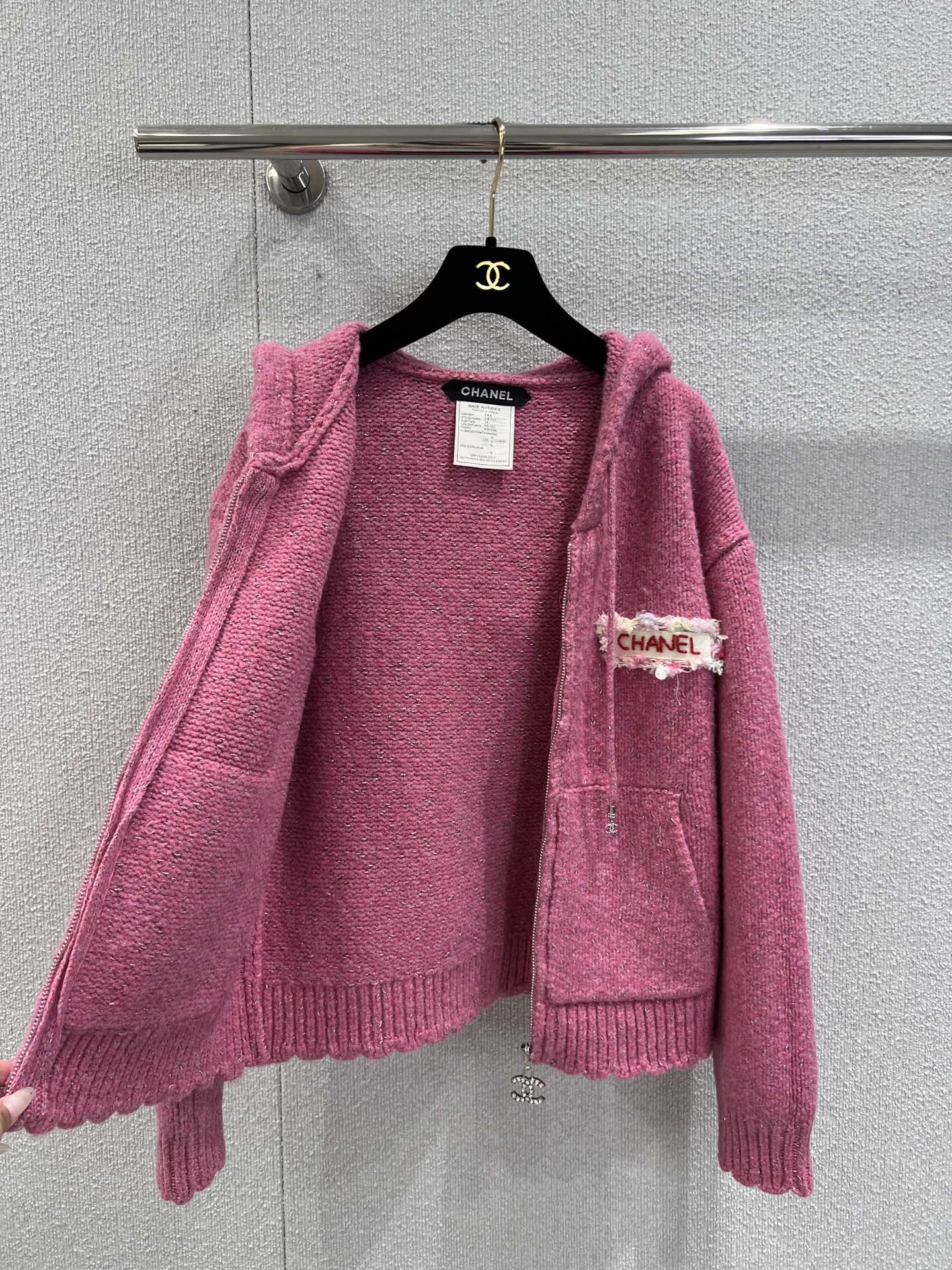 C 25 Vintage Collection Hooded Cashmere Cardigan