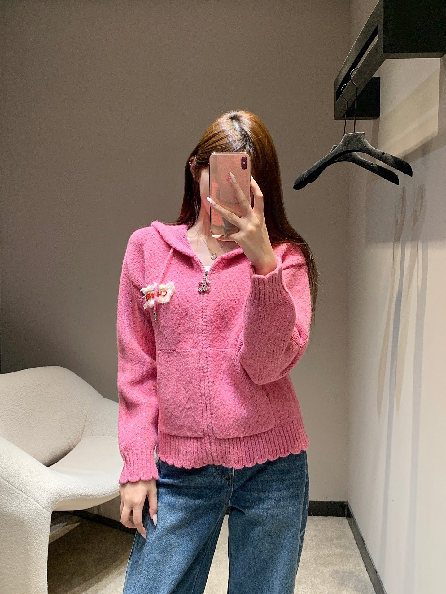 C 25 Vintage Collection Hooded Cashmere Cardigan