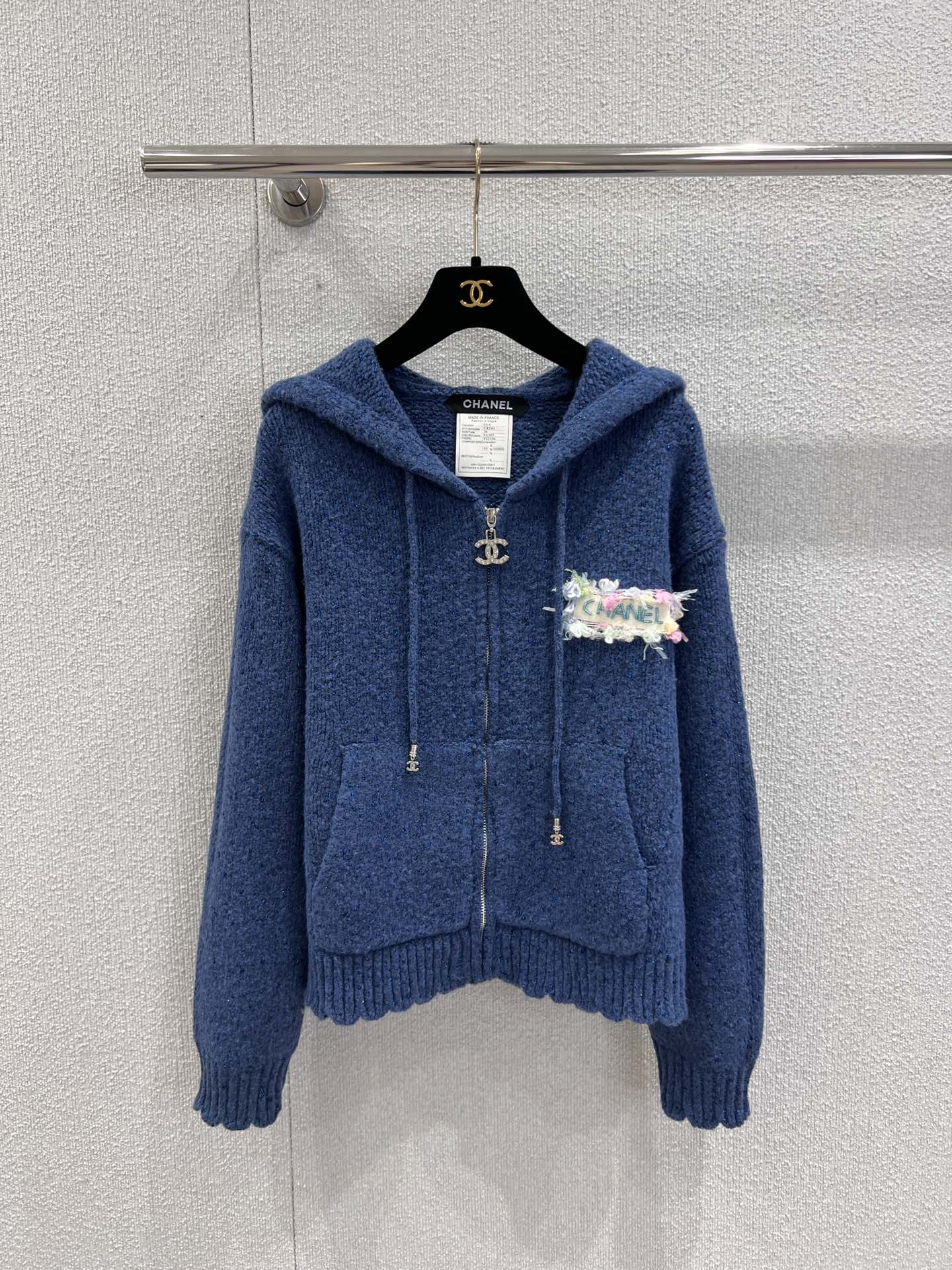 C 25 Vintage Collection Hooded Cashmere Cardigan