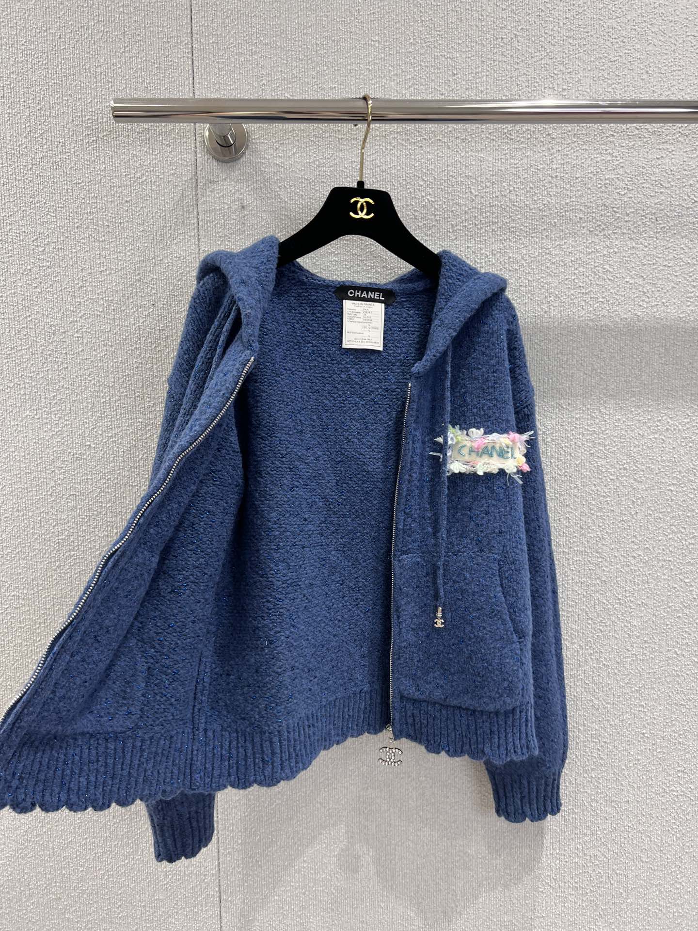 C 25 Vintage Collection Hooded Cashmere Cardigan