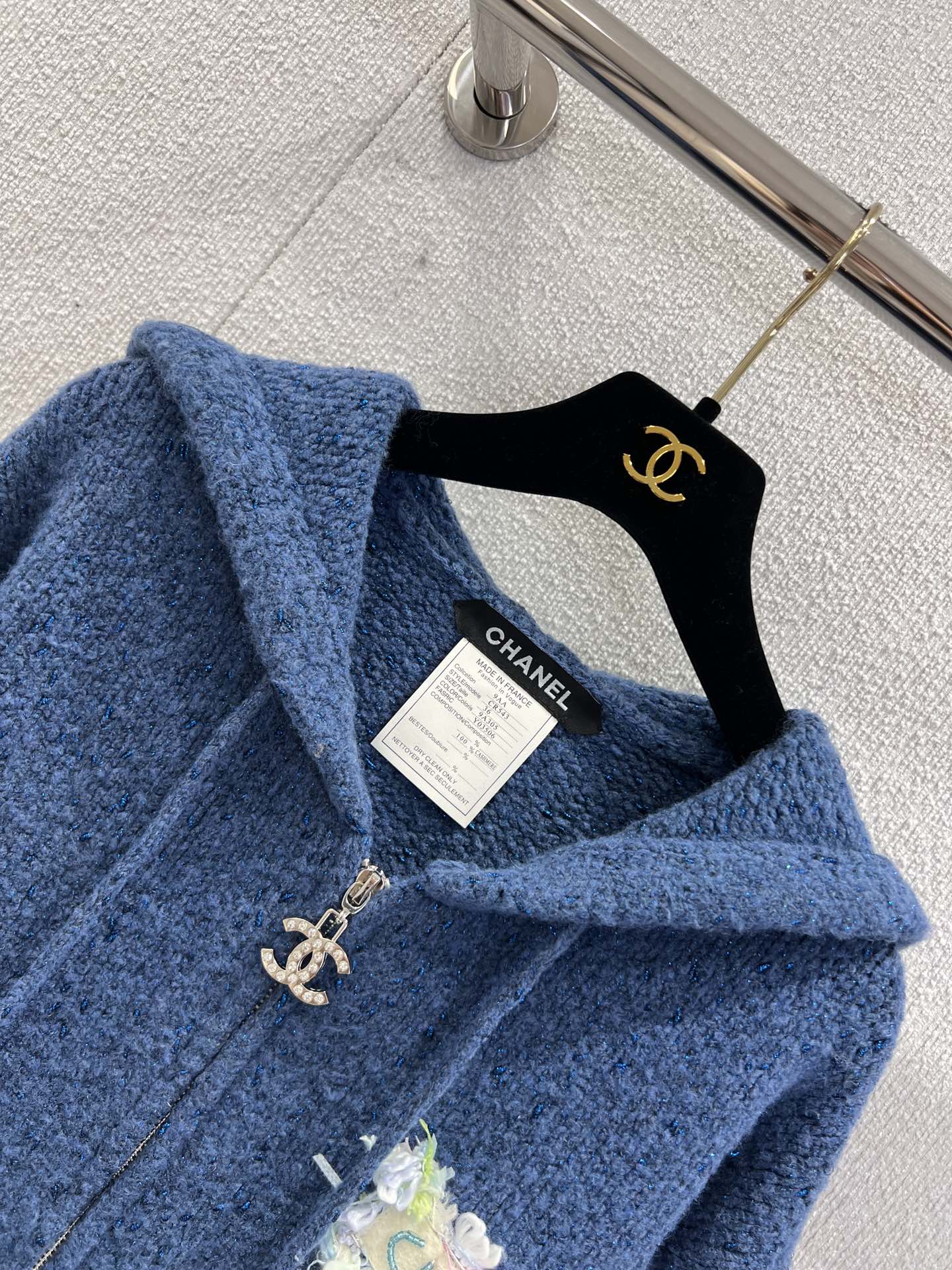 C 25 Vintage Collection Hooded Cashmere Cardigan