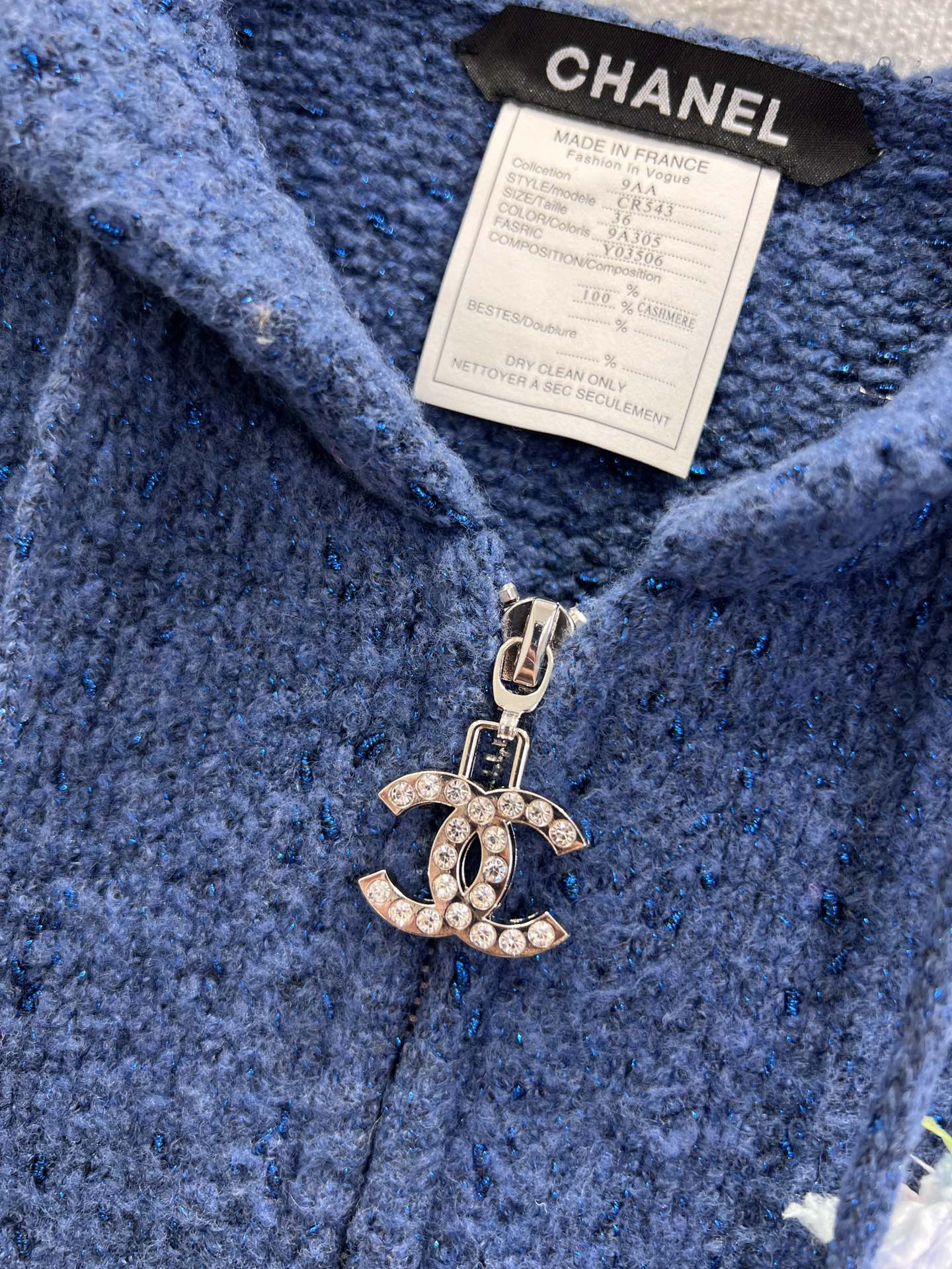 C 25 Vintage Collection Hooded Cashmere Cardigan