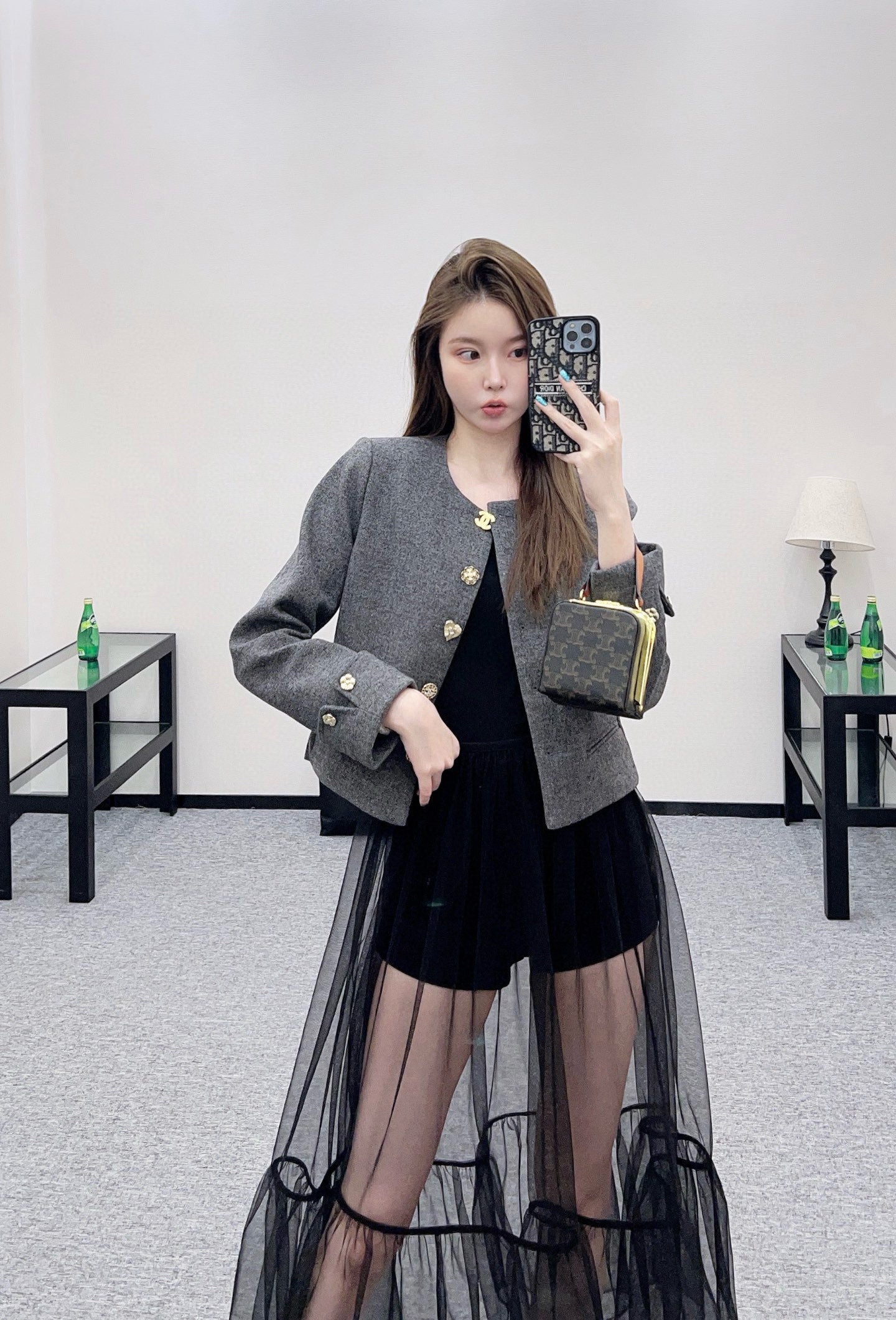 C 25 Crew neck wool blazer