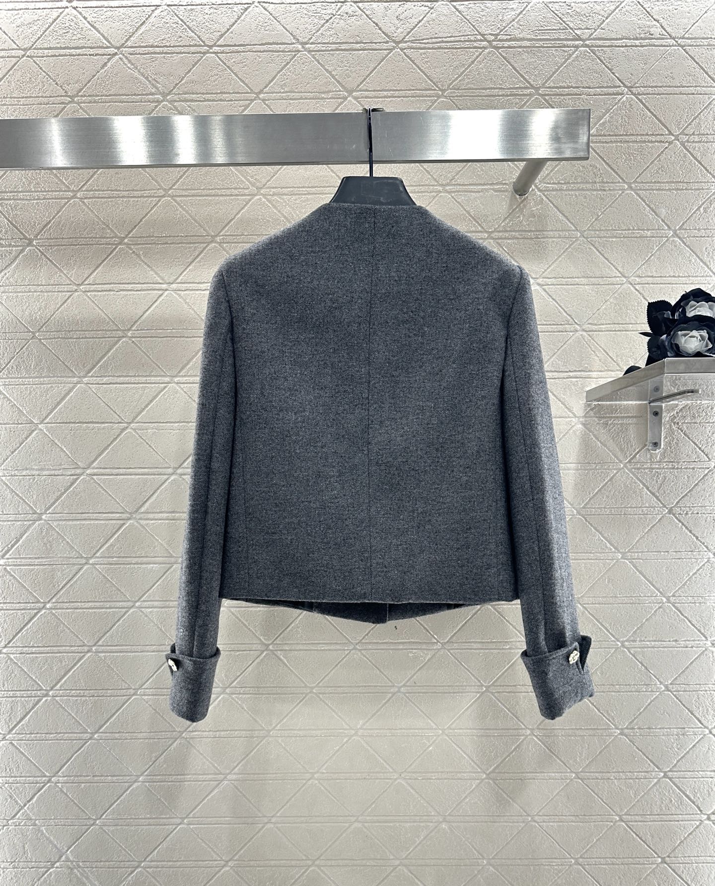 C 25 Crew neck wool blazer
