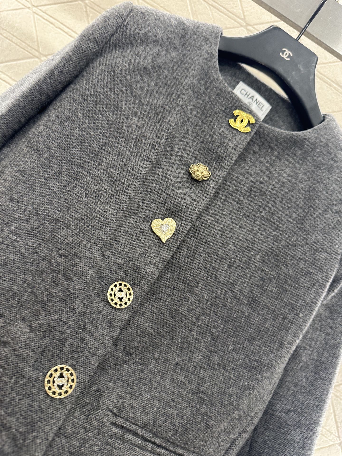 C 25 Crew neck wool blazer