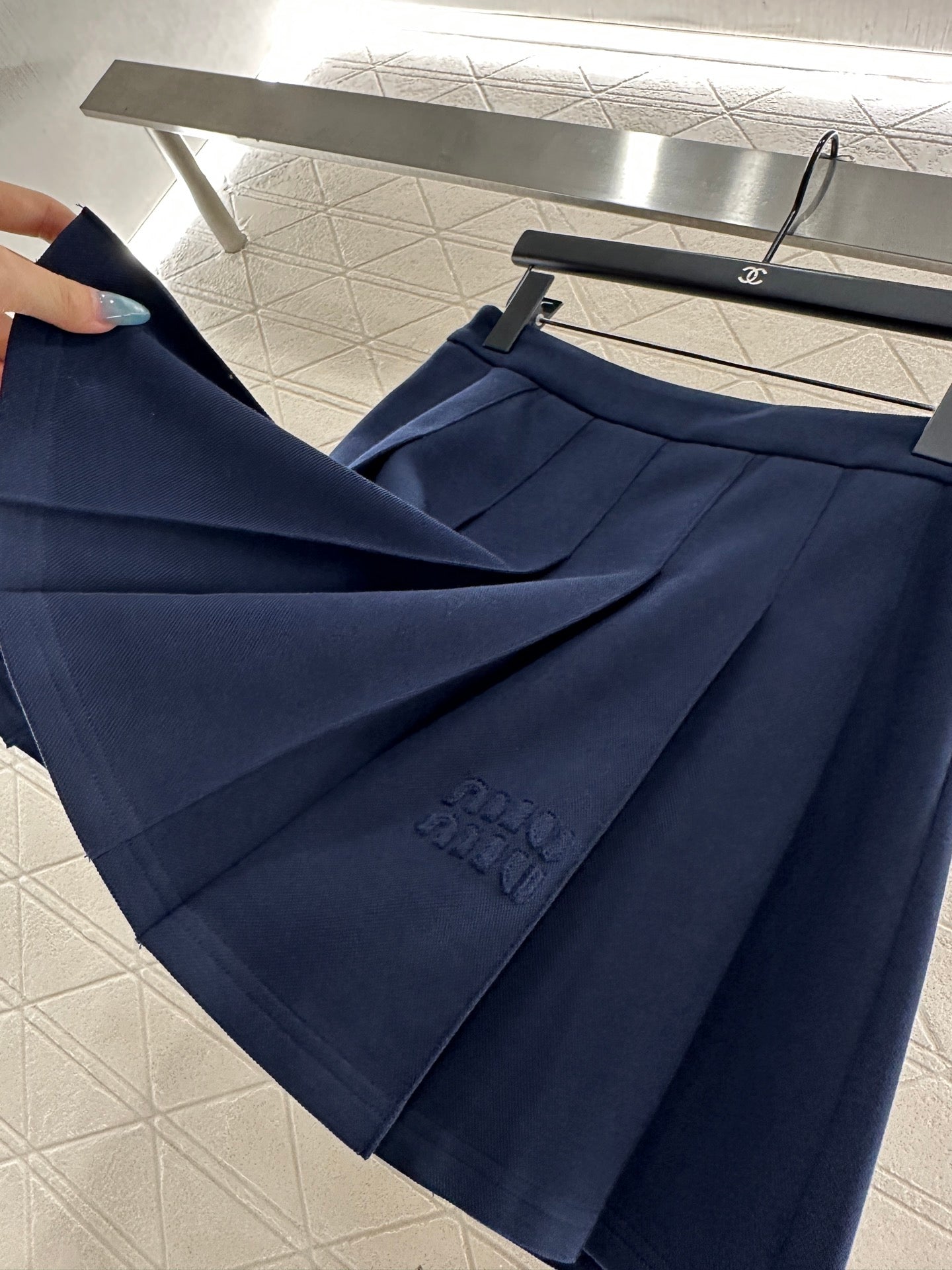 Mi 25 Baseball Jacket Pleated Skirt Set