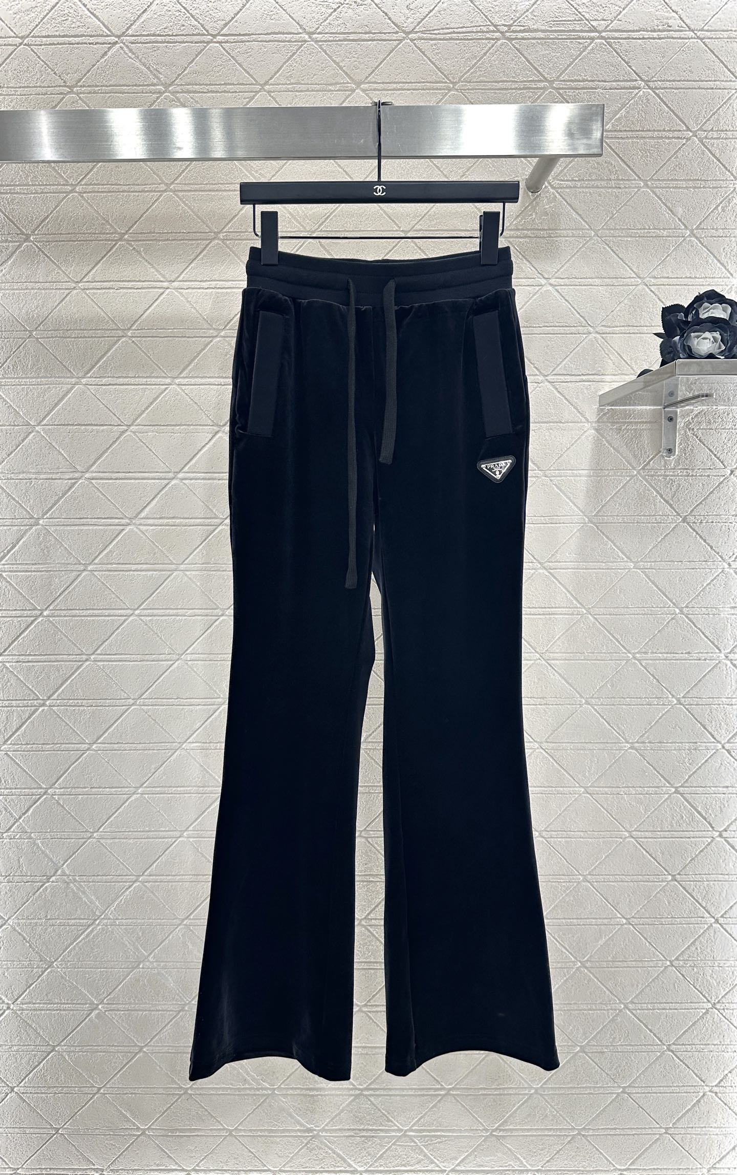 Pr 25 Hooded velvet jacket + trousers set