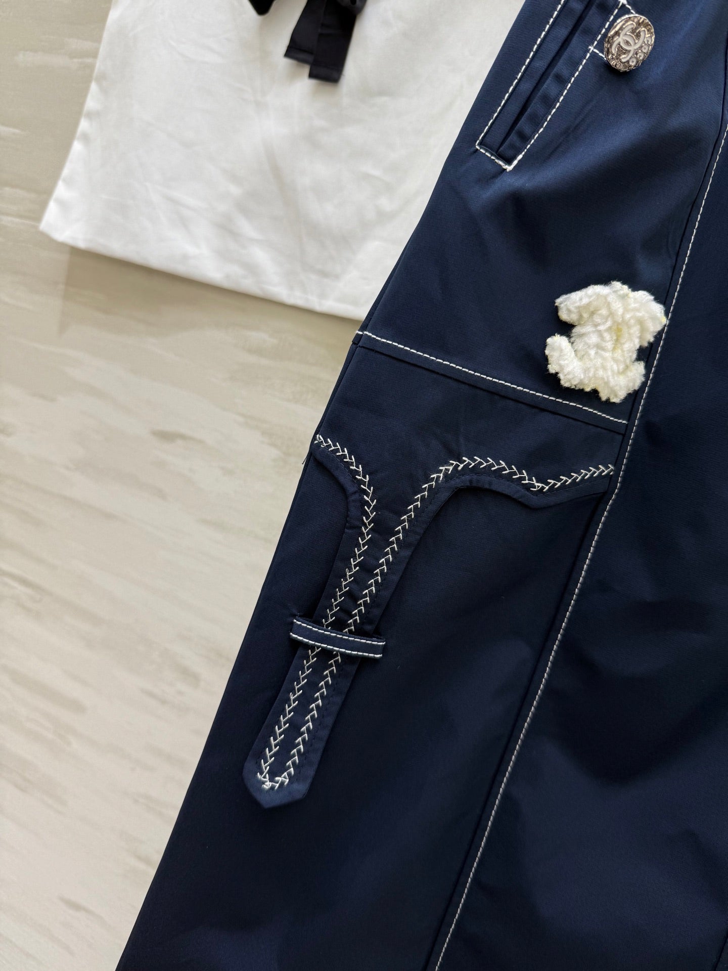 C 25 Vintage denim skirt