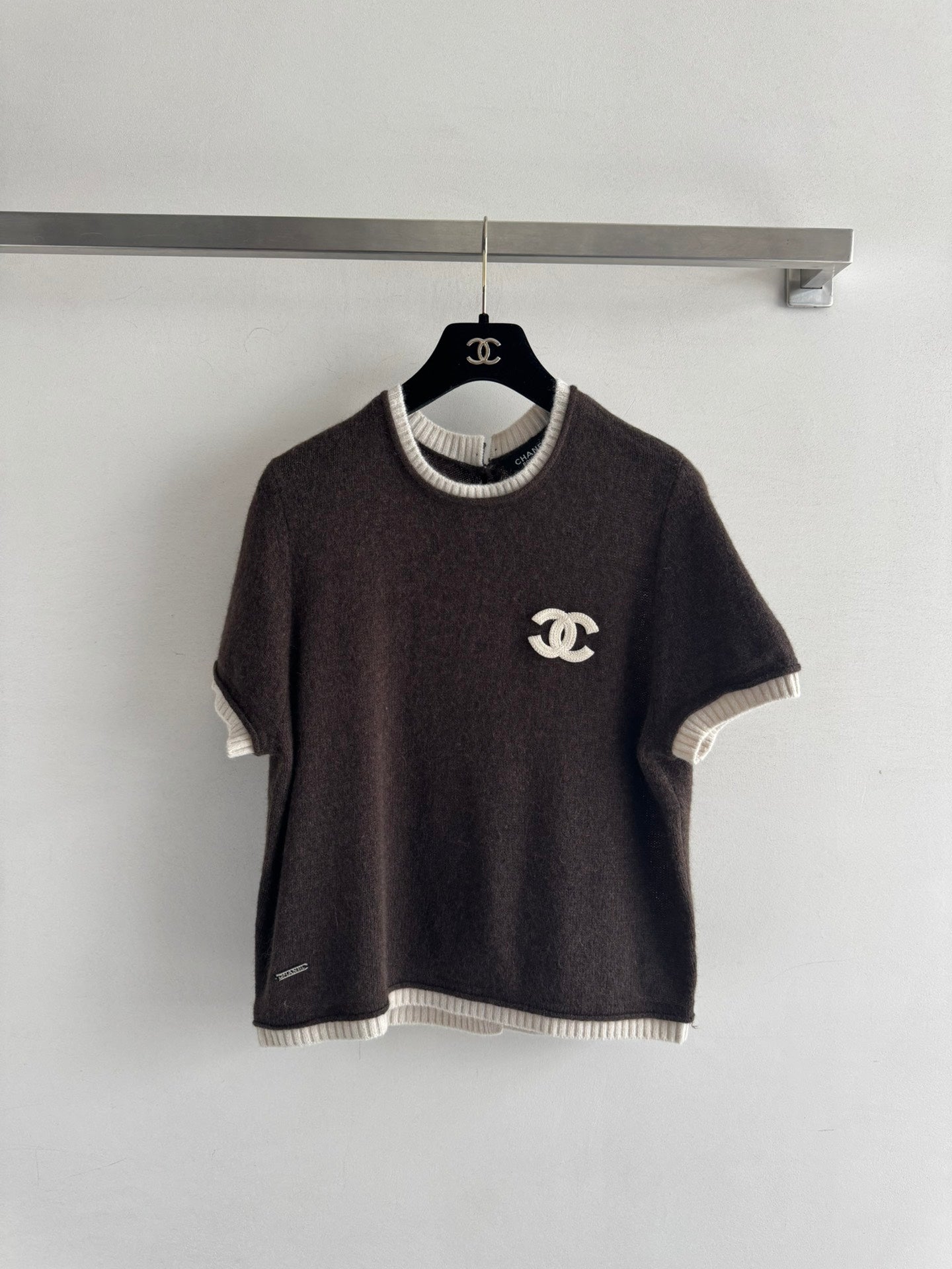 C 25 Vintage Cashmere Short Sleeves(BROWN/GREEN)