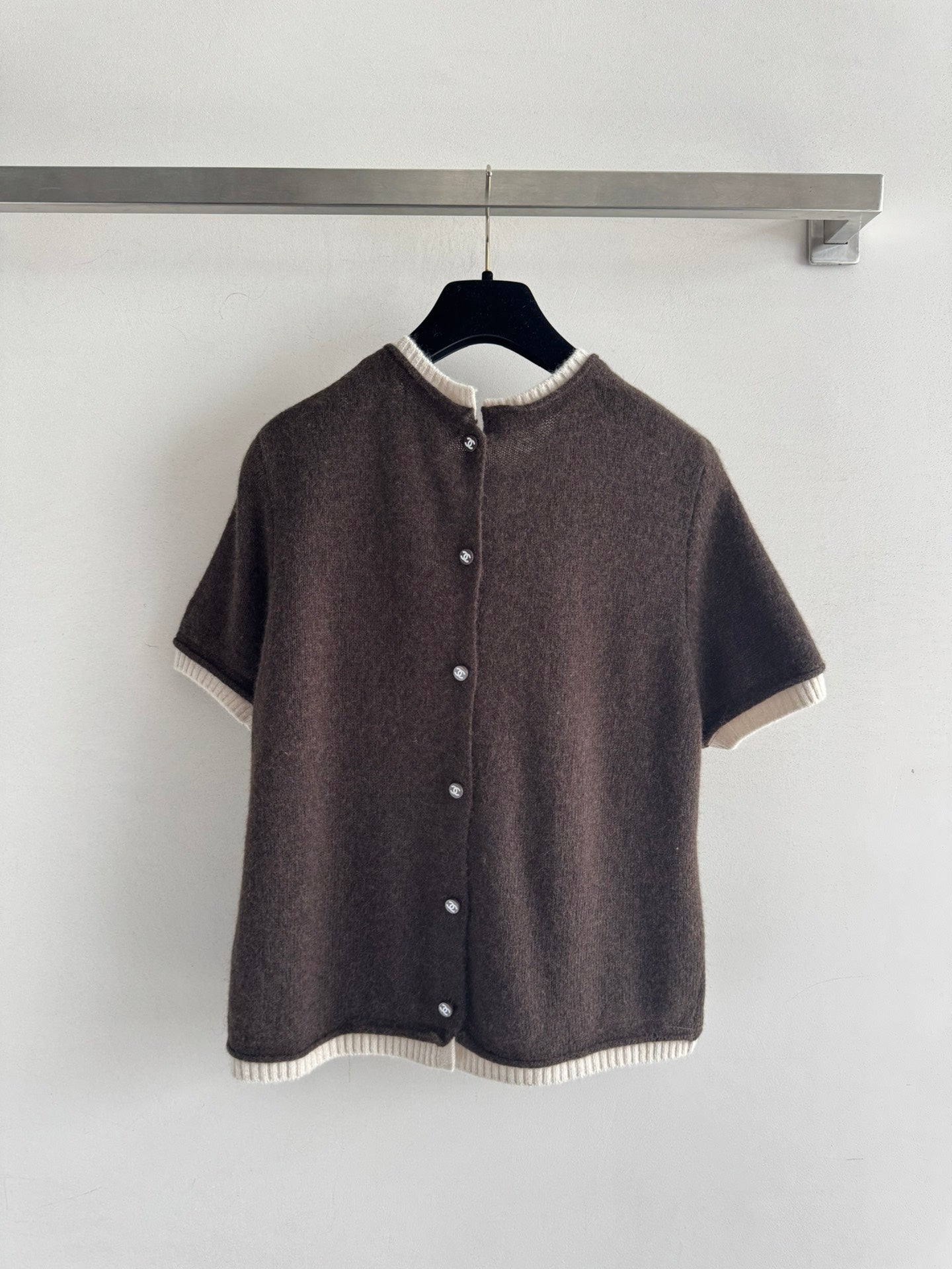 C 25 Vintage Cashmere Short Sleeves(BROWN/GREEN)