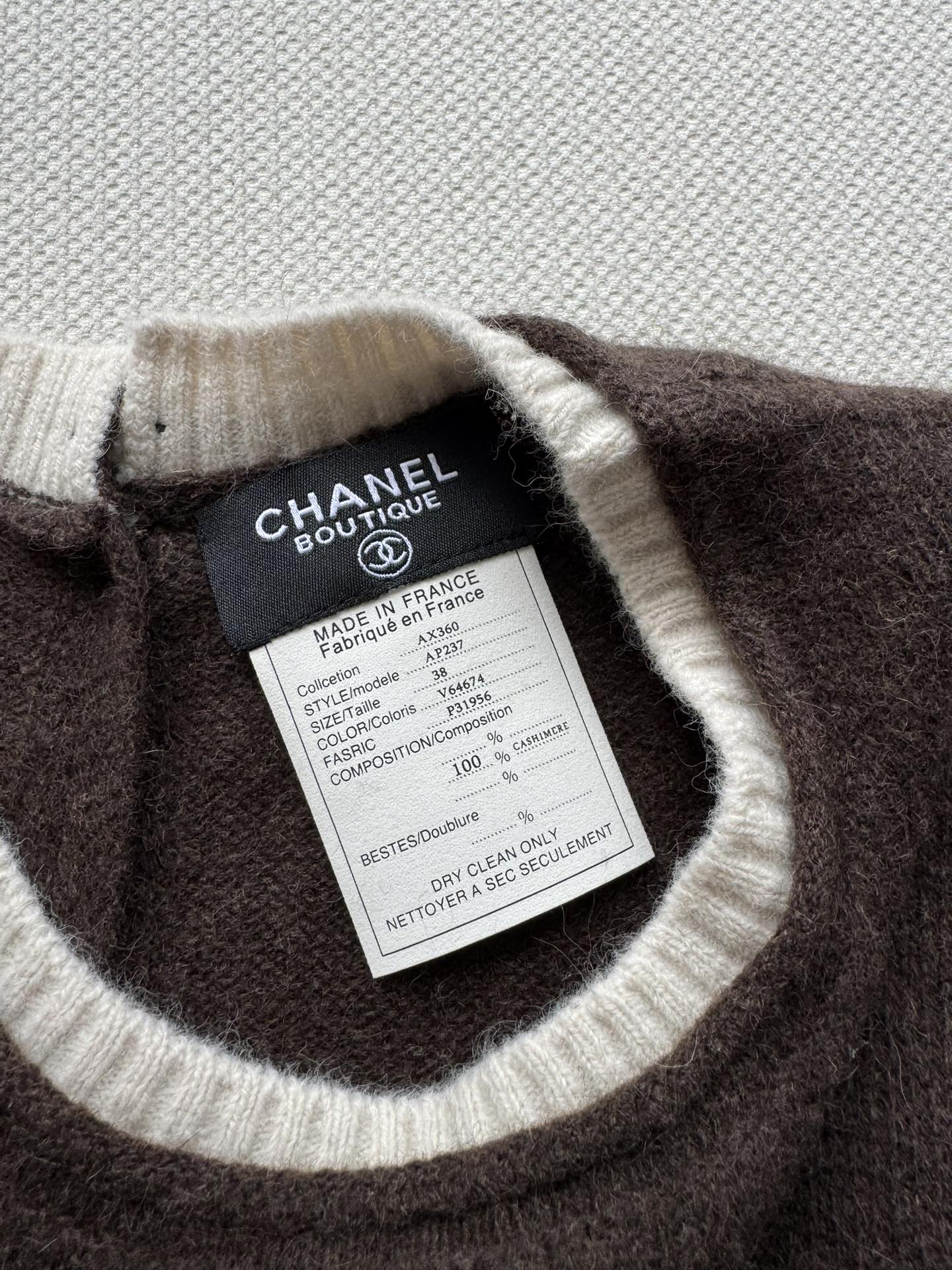 C 25 Vintage Cashmere Short Sleeves(BROWN/GREEN)