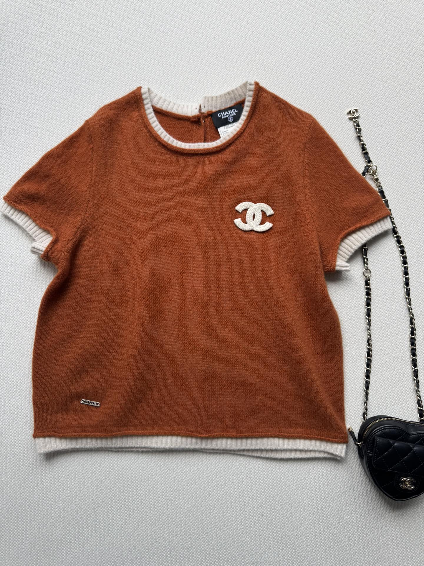 C 25 Vintage Cashmere Short Sleeves(BROWN/GREEN)