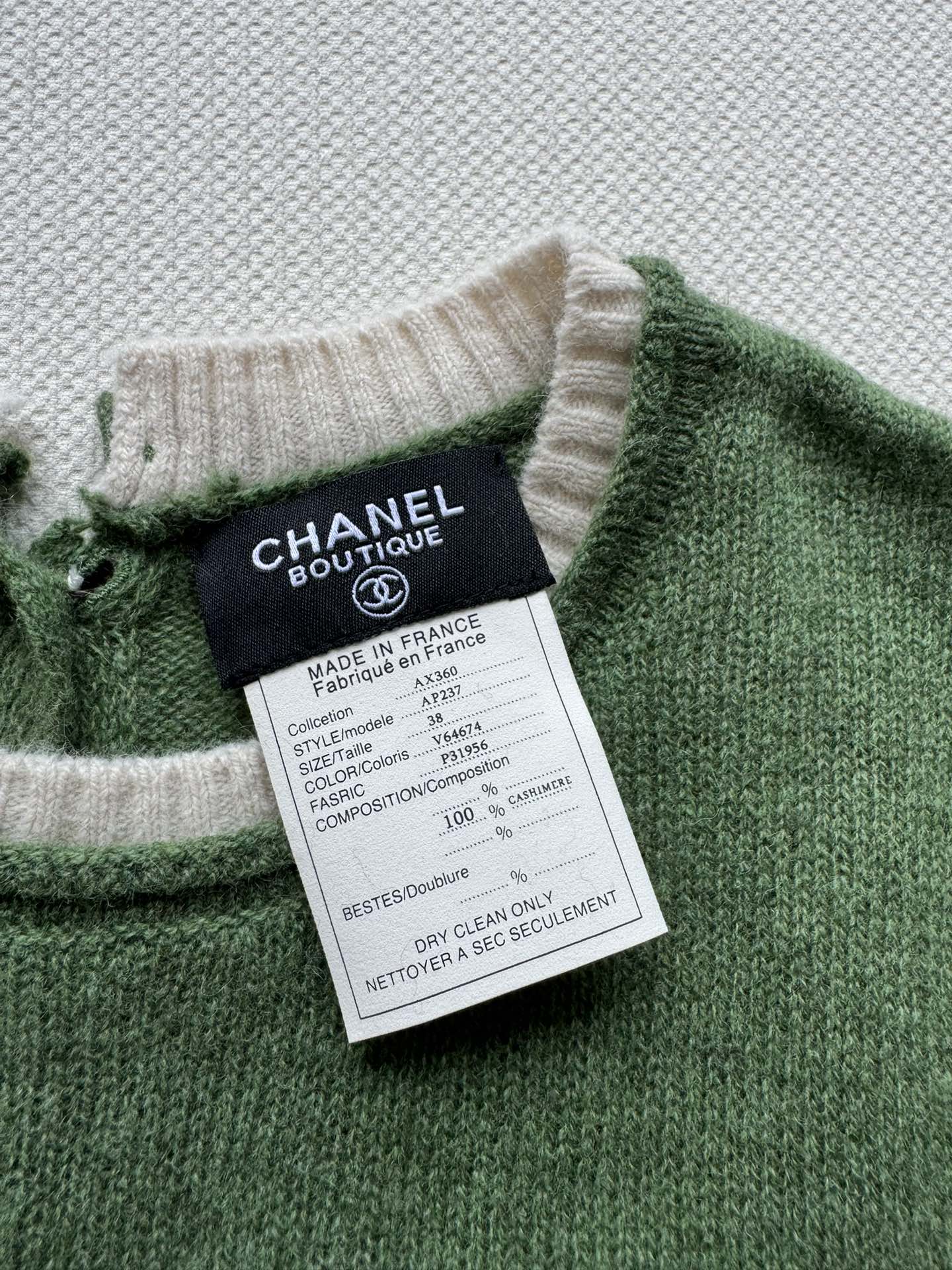 C 25 Vintage Cashmere Short Sleeves(BROWN/GREEN)