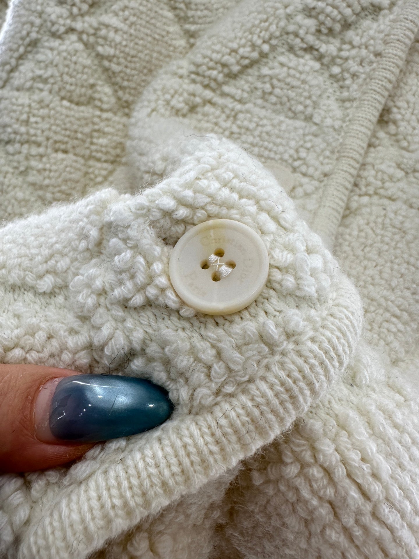 Di 25 Check jacquard wool cardigan jacket