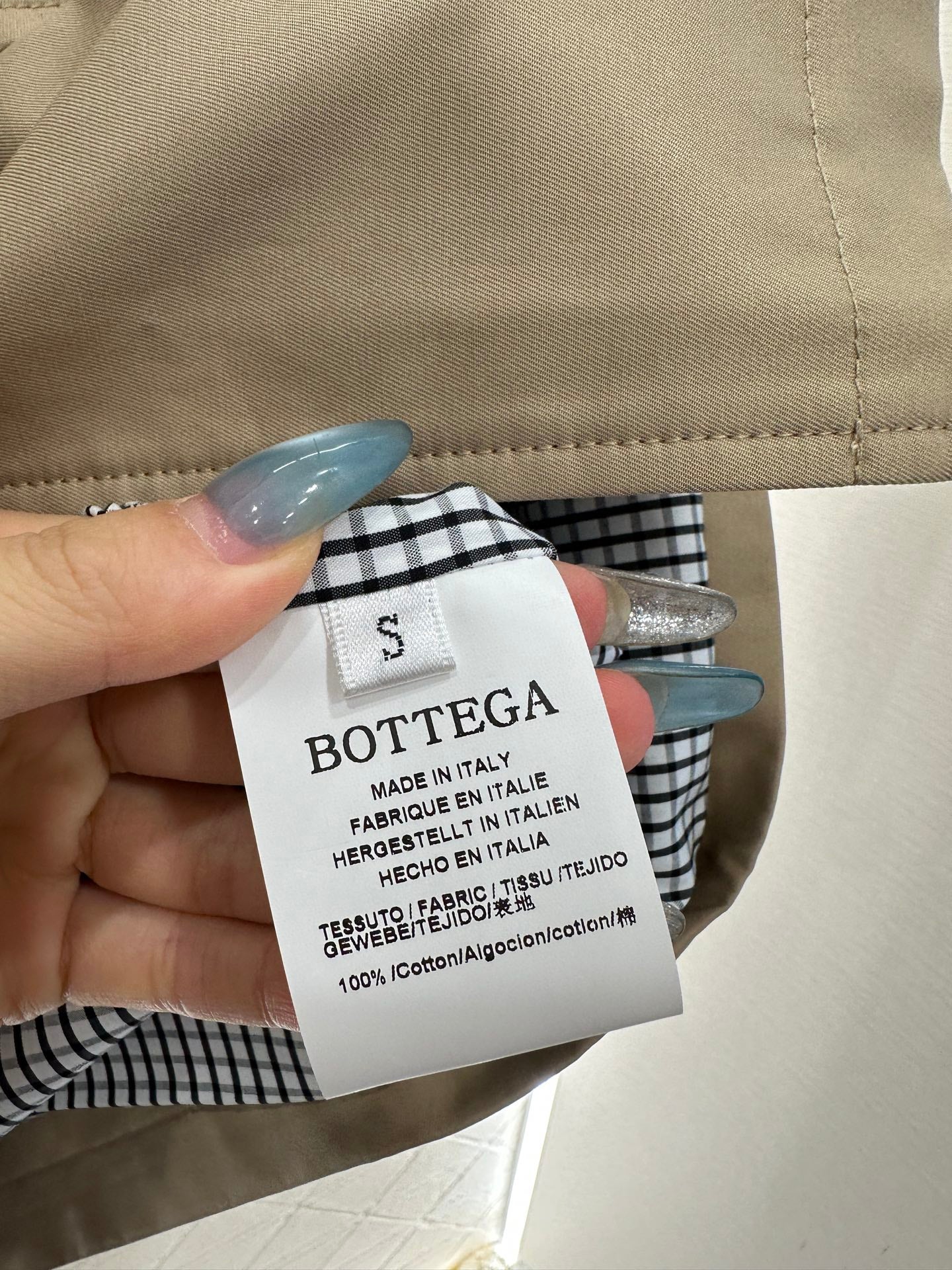 Bot 25 Woven collar trench coat