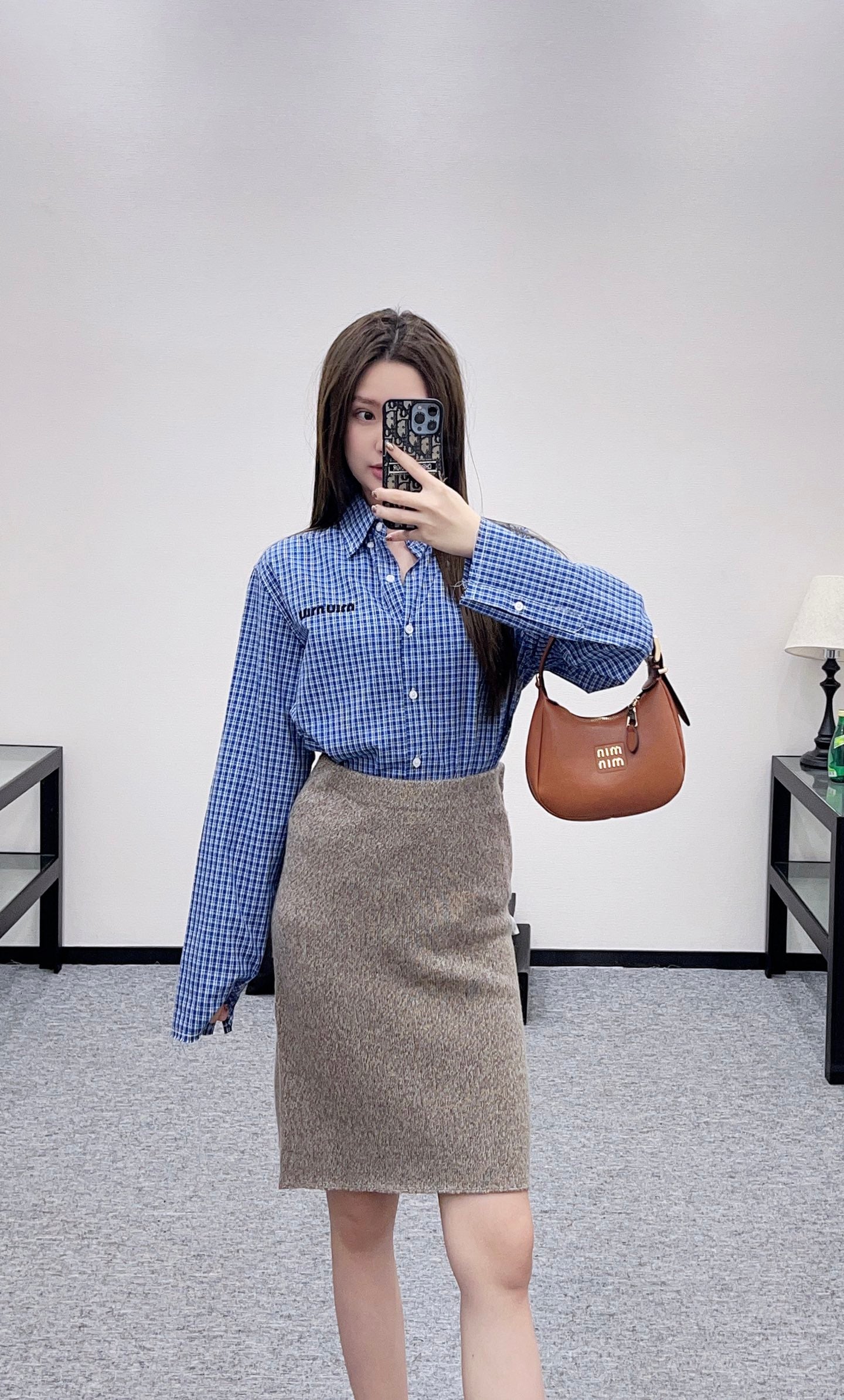 Mi 25 Wool knitted skirt