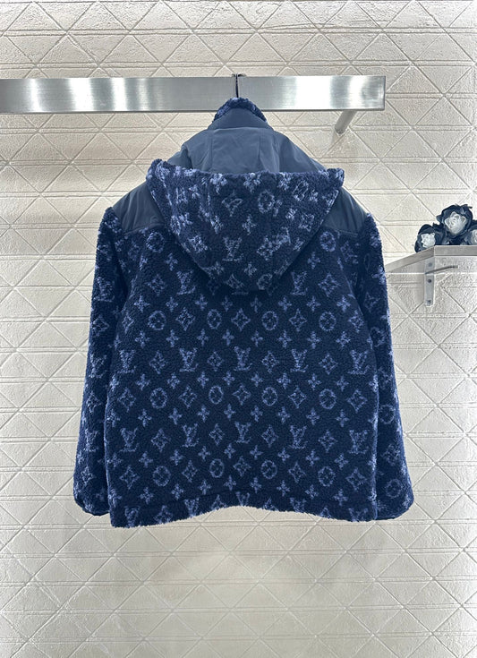 L 25 Hooded Teddy Lamb Jacket