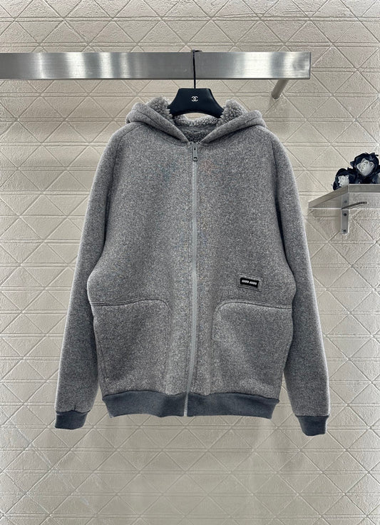 Mi 25 Hooded Teddy Lamb Jacket