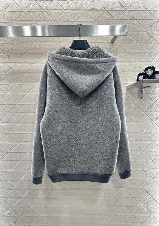 Mi 25 Hooded Teddy Lamb Jacket
