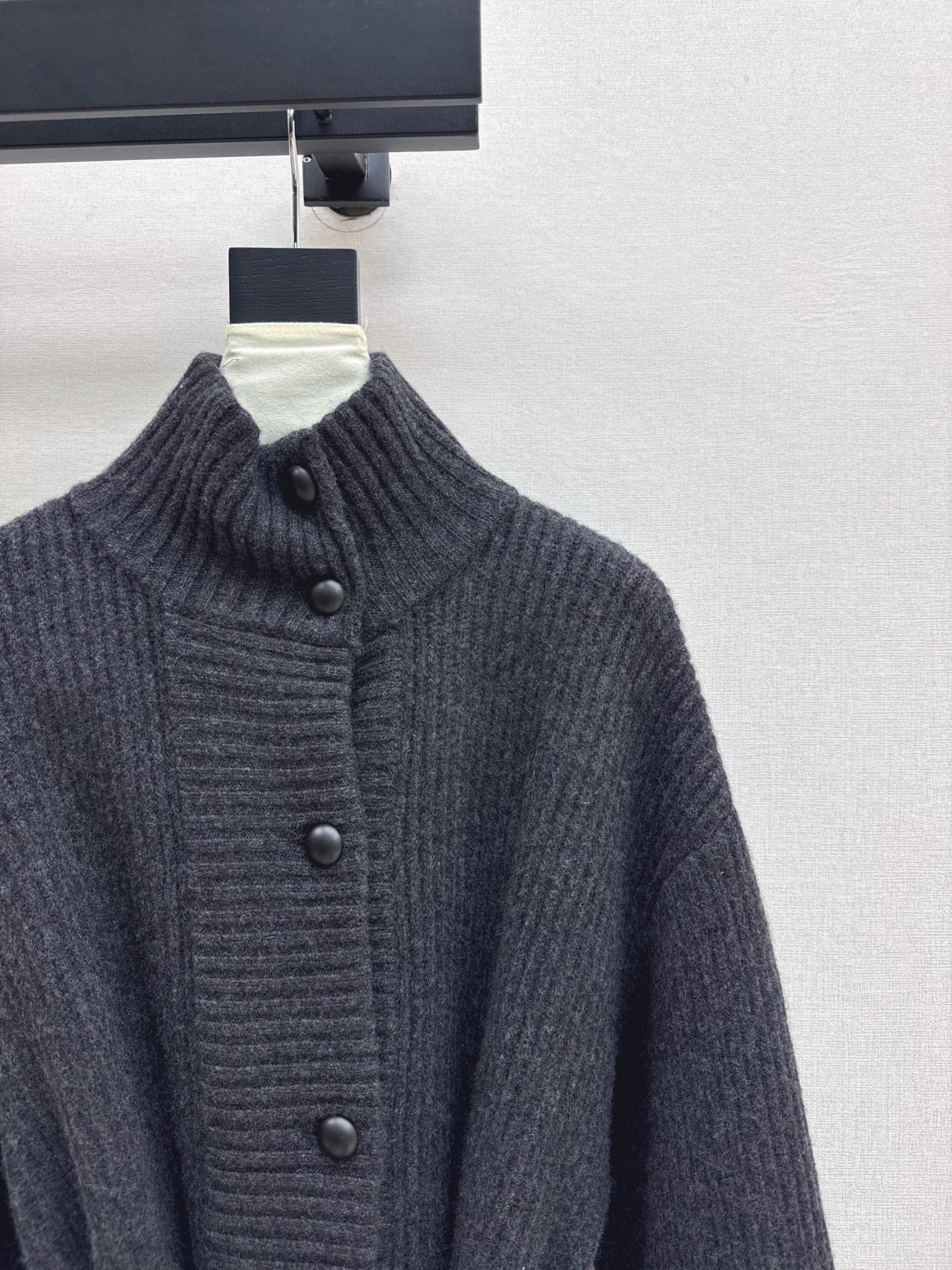 Bru 25 Knitted wool coat(BEIGI/BLACK/GRAY)