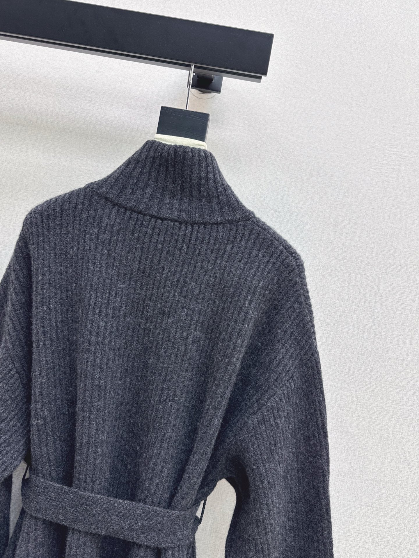 Bru 25 Knitted wool coat(BEIGI/BLACK/GRAY)
