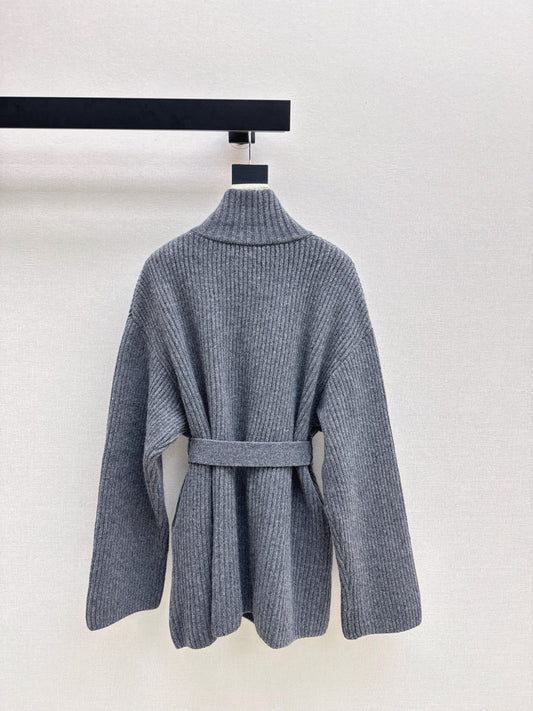Bru 25 Knitted wool coat(BEIGI/BLACK/GRAY)