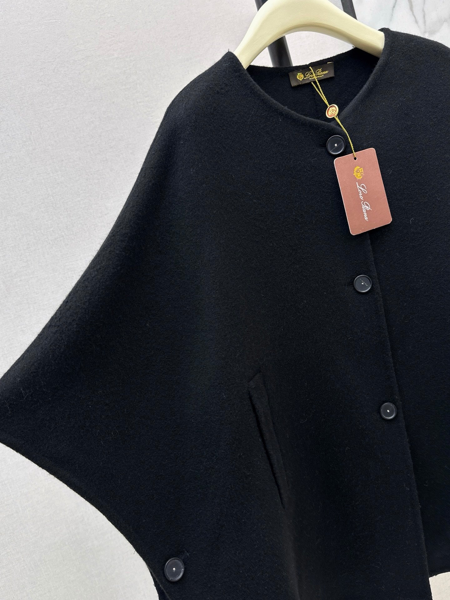 Lor 25 Scarf + Cashmere Wool Jacket(WHITE/BLACK/BROWN)