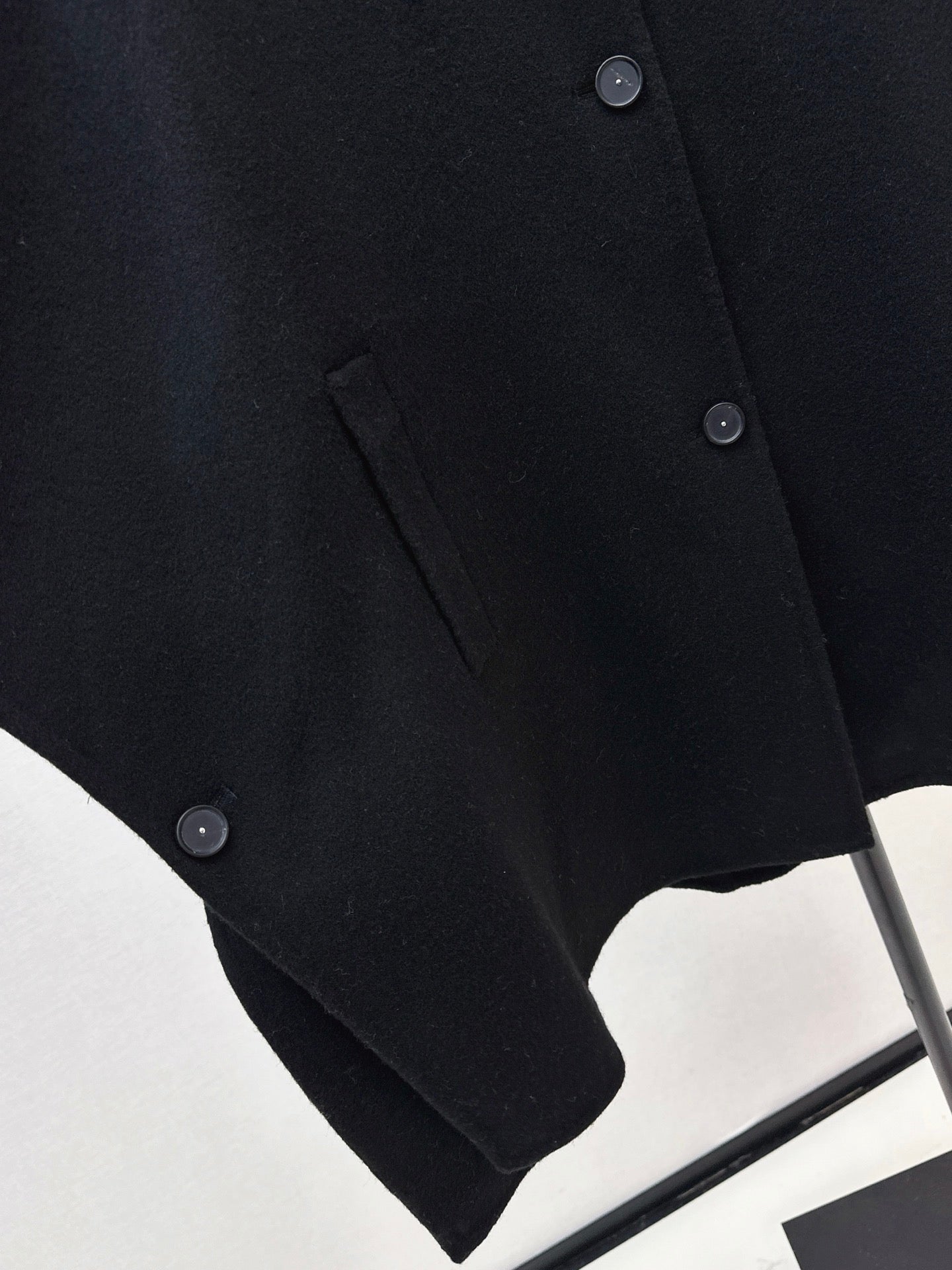 Lor 25 Scarf + Cashmere Wool Jacket(WHITE/BLACK/BROWN)