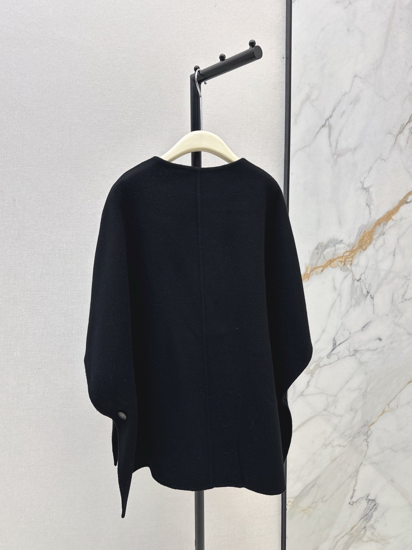 Lor 25 Scarf + Cashmere Wool Jacket(WHITE/BLACK/BROWN)