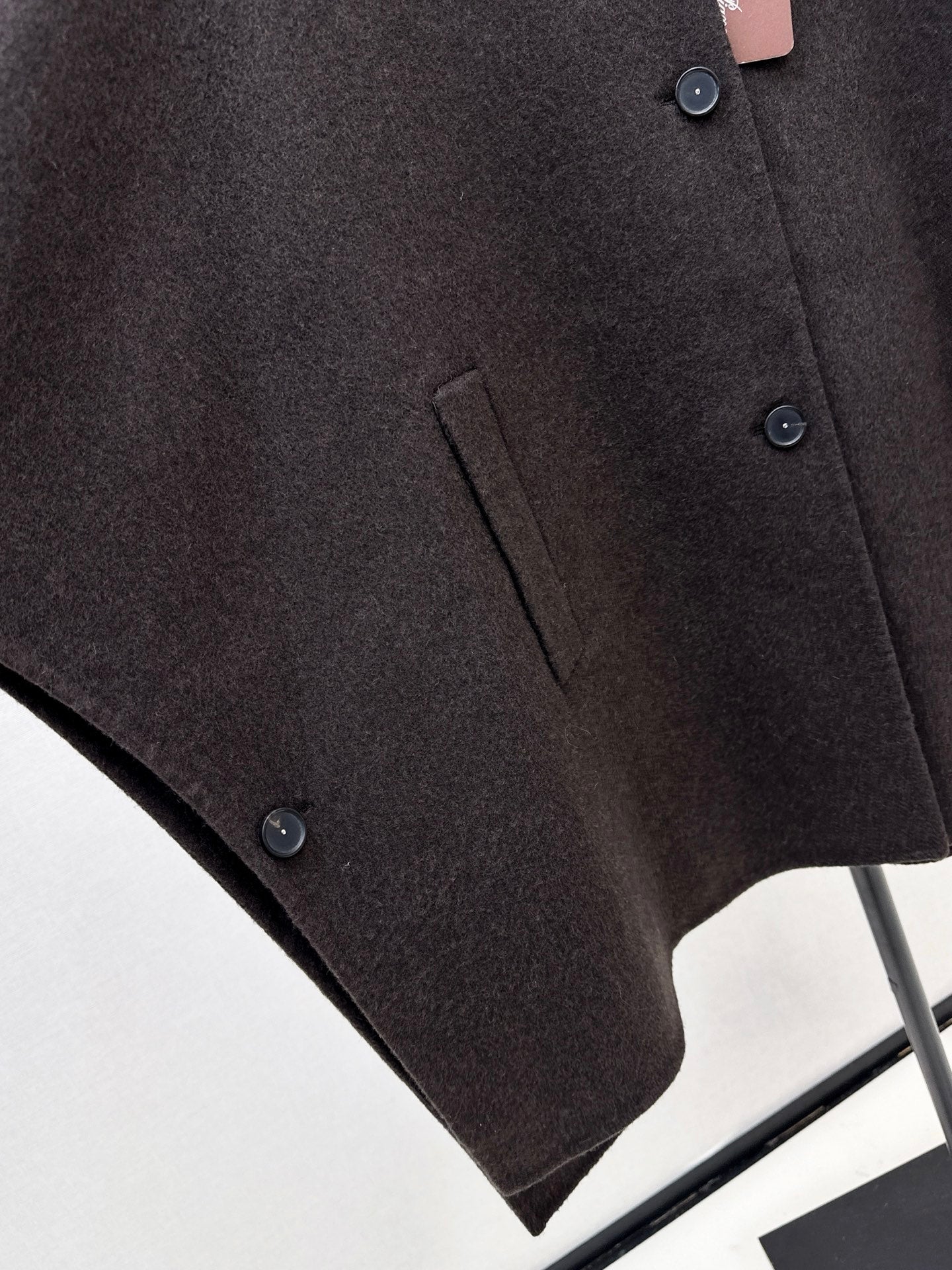 Lor 25 Scarf + Cashmere Wool Jacket(WHITE/BLACK/BROWN)
