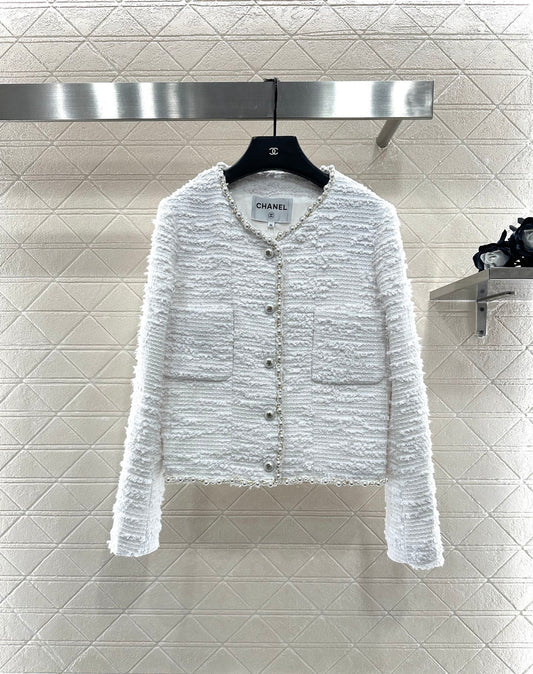 C 25 Heavy Pearl Dress Jacket