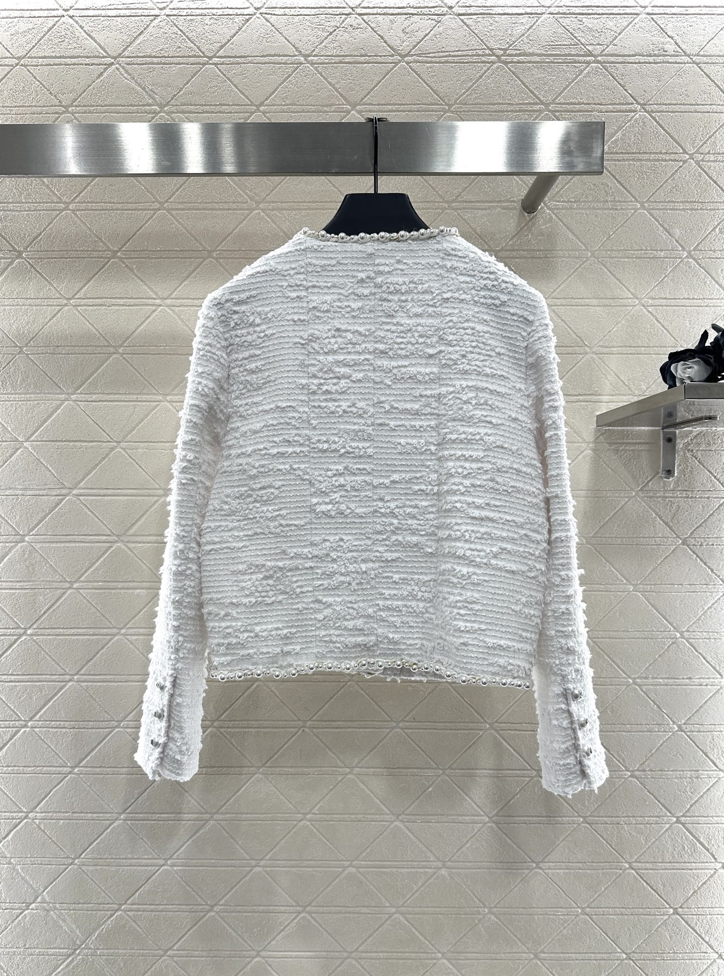 C 25 Heavy Pearl Dress Jacket
