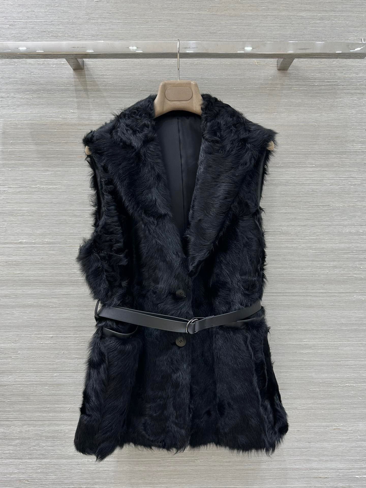Bru 25 Wool and sheepskin vest