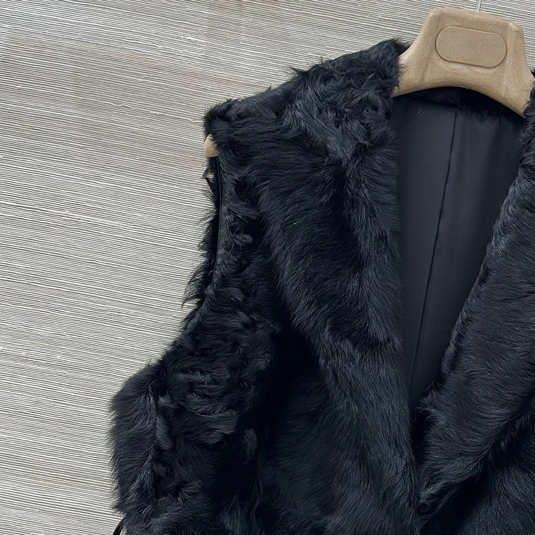 Bru 25 Wool and sheepskin vest