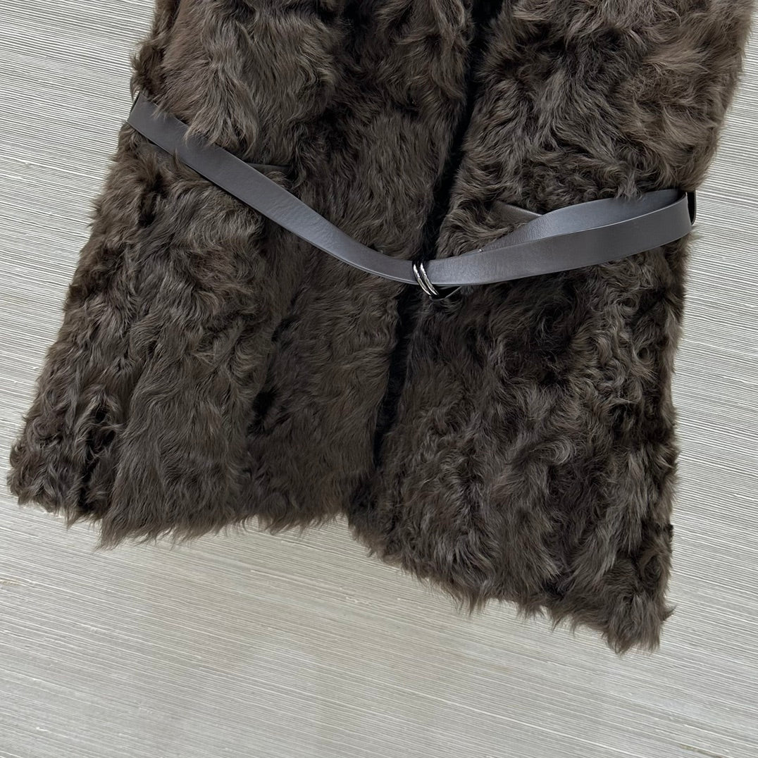 Bru 25 Wool and sheepskin vest