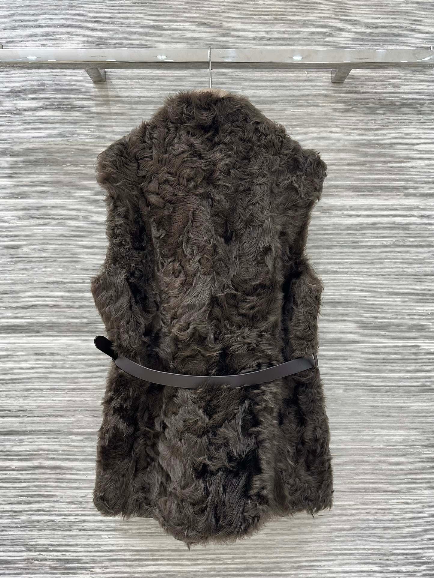 Bru 25 Wool and sheepskin vest
