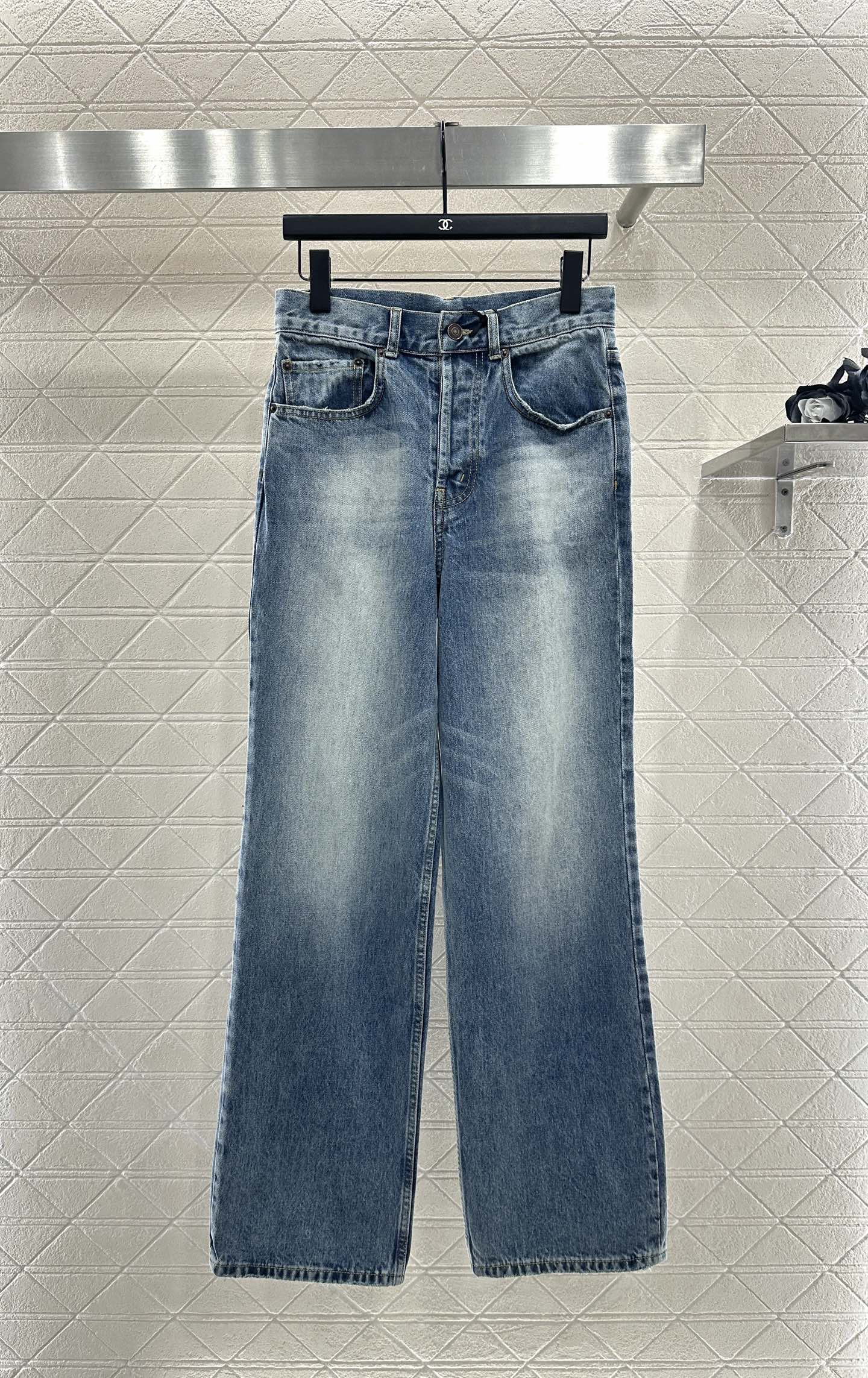 Ce 25 straight-leg denim trousers
