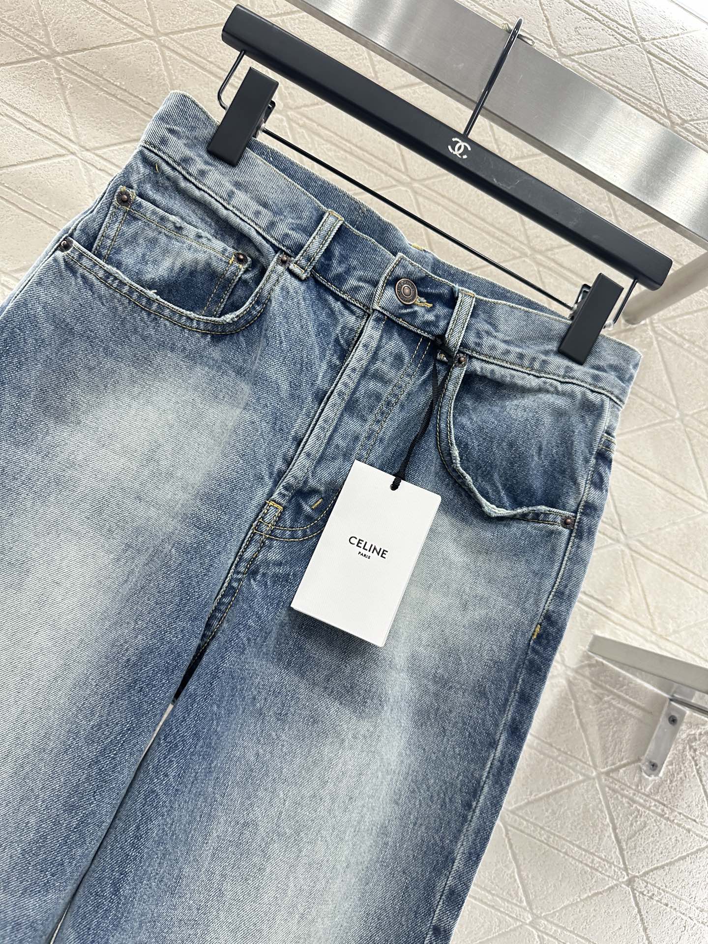 Ce 25 straight-leg denim trousers