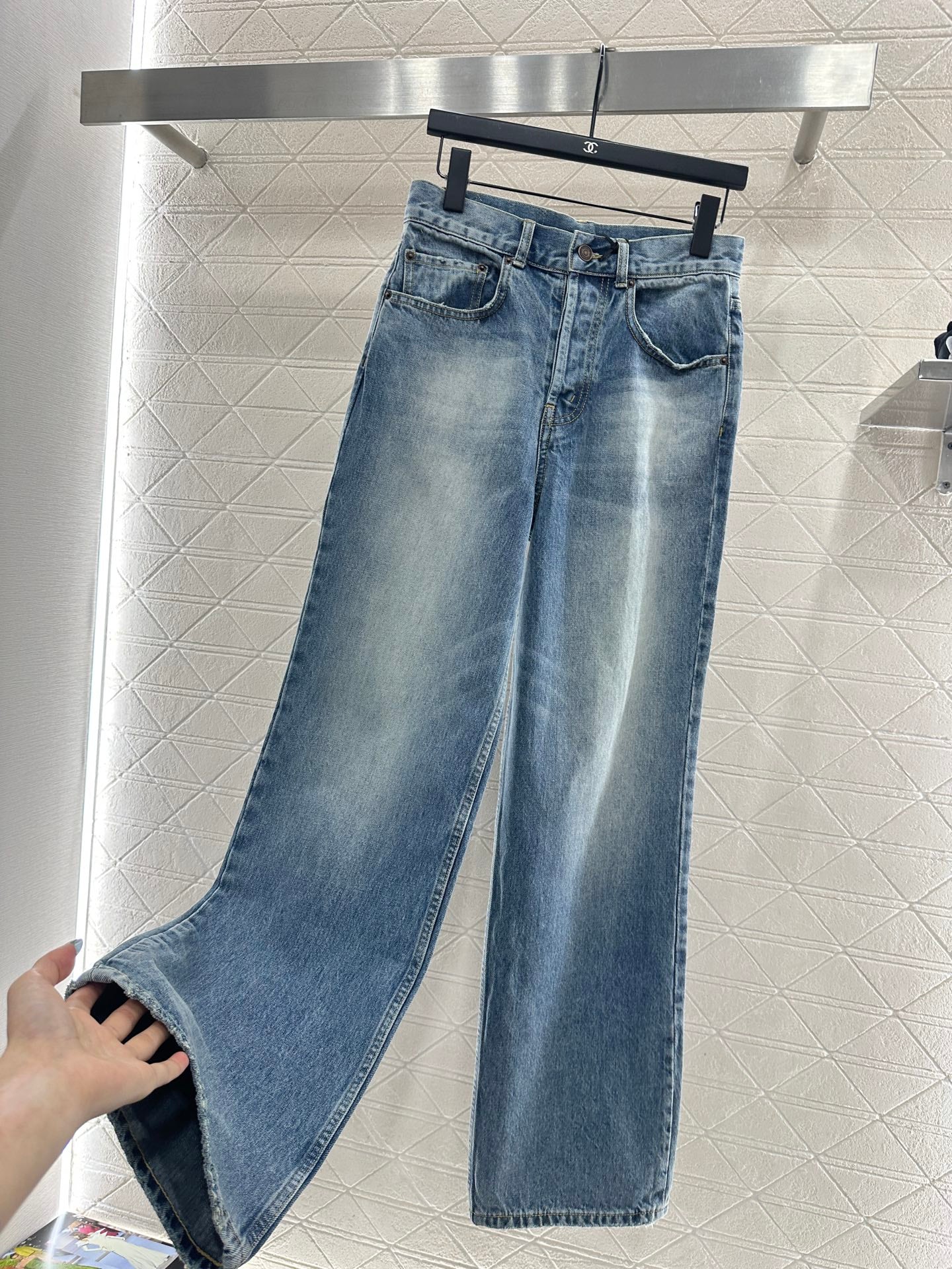 Ce 25 straight-leg denim trousers